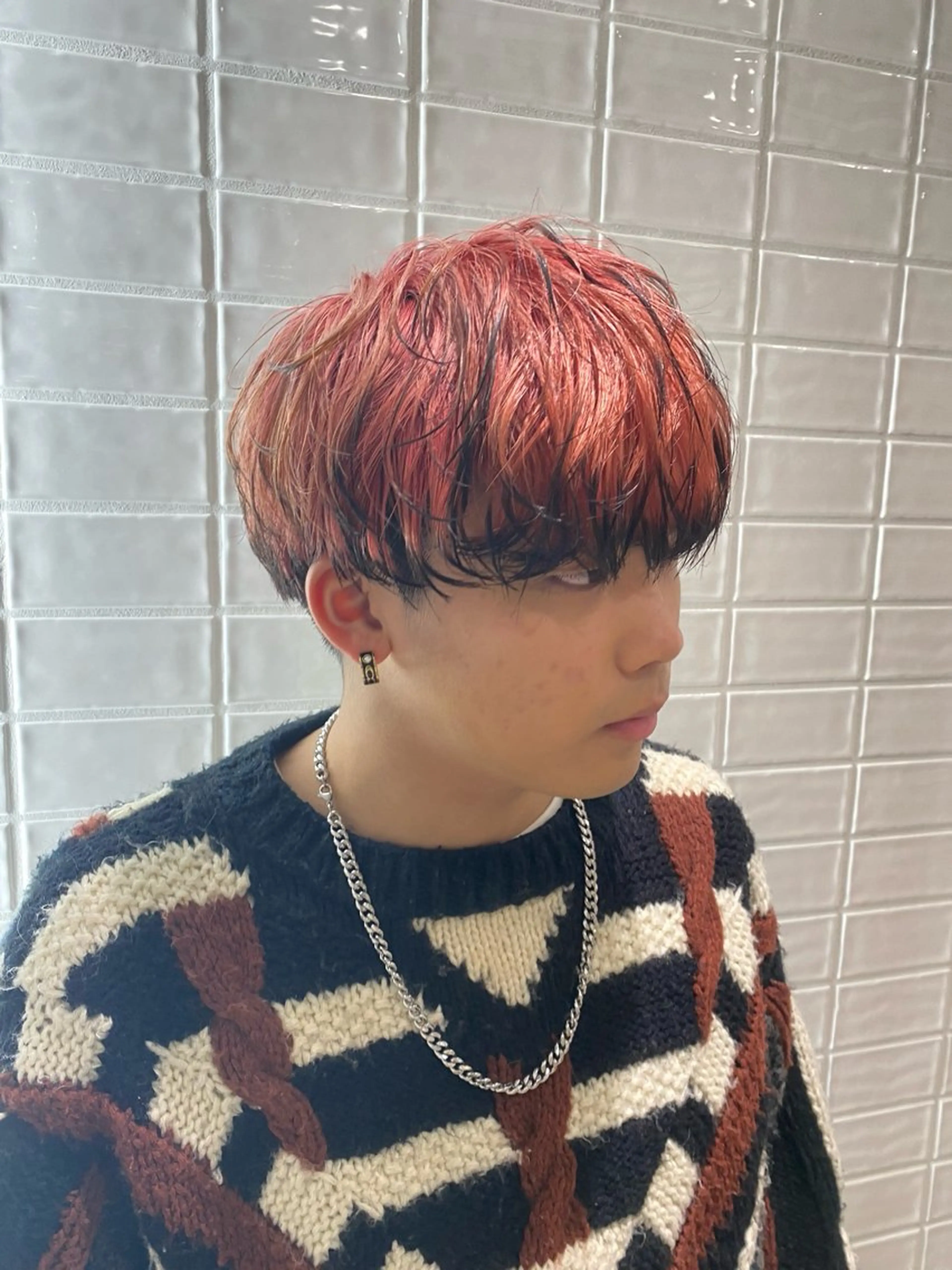 ヘアアレンジ メンズ フェザーオーダー Ｎｏ．1美容師のヘアスタイル