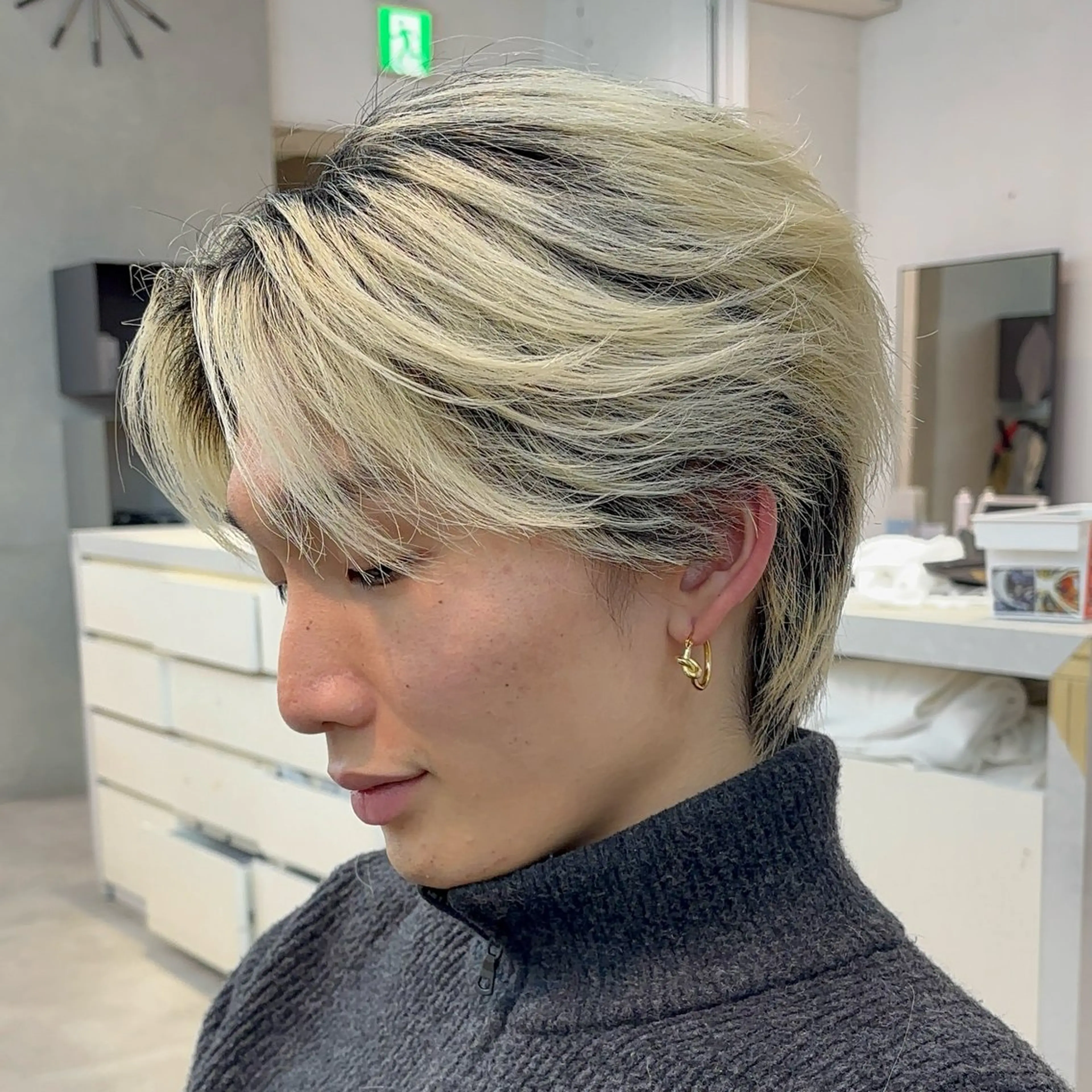 ショート メンズ カット men's/perm colorDaijuのヘアスタイル