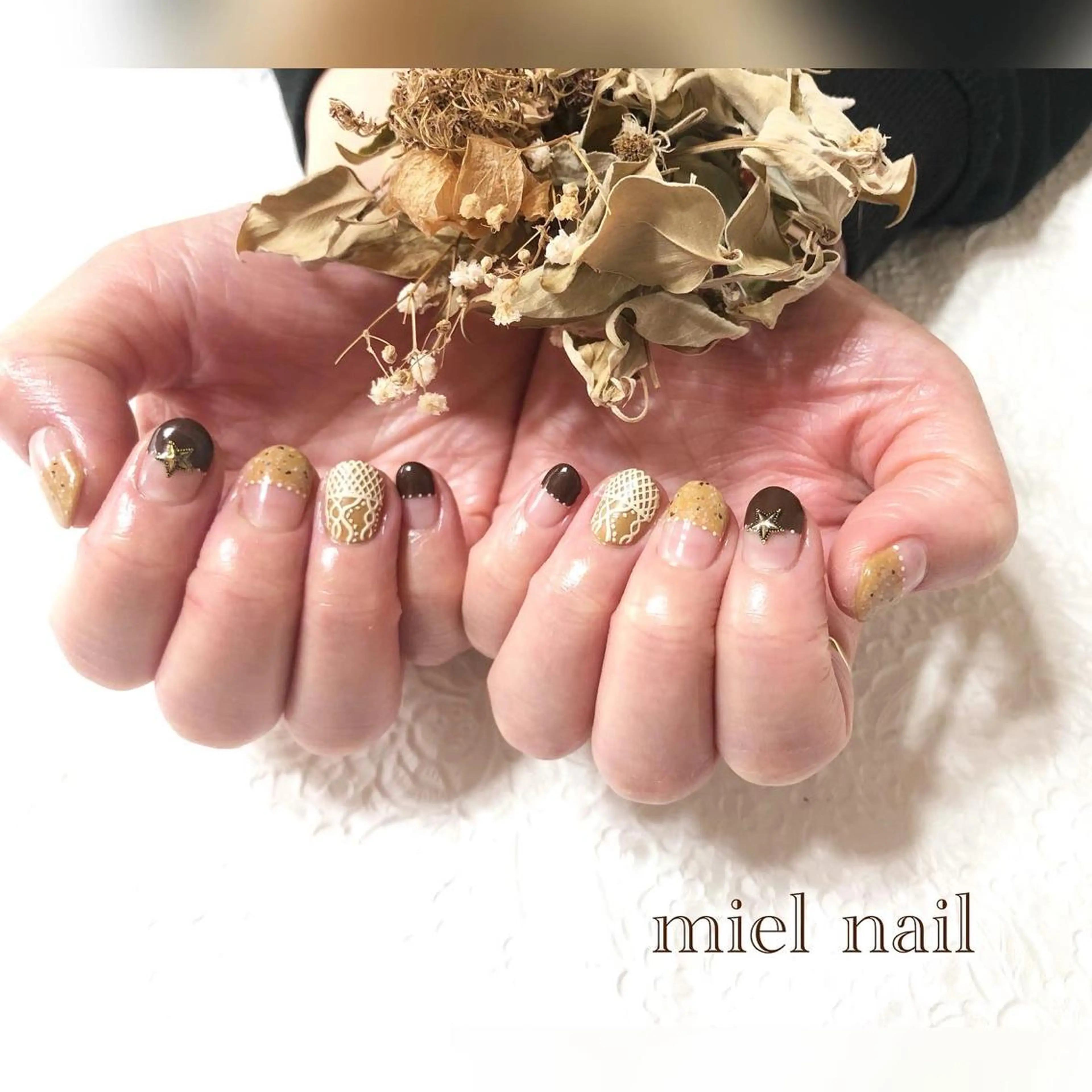 ネイル ハンドネイル miel nailのネイルデザイン