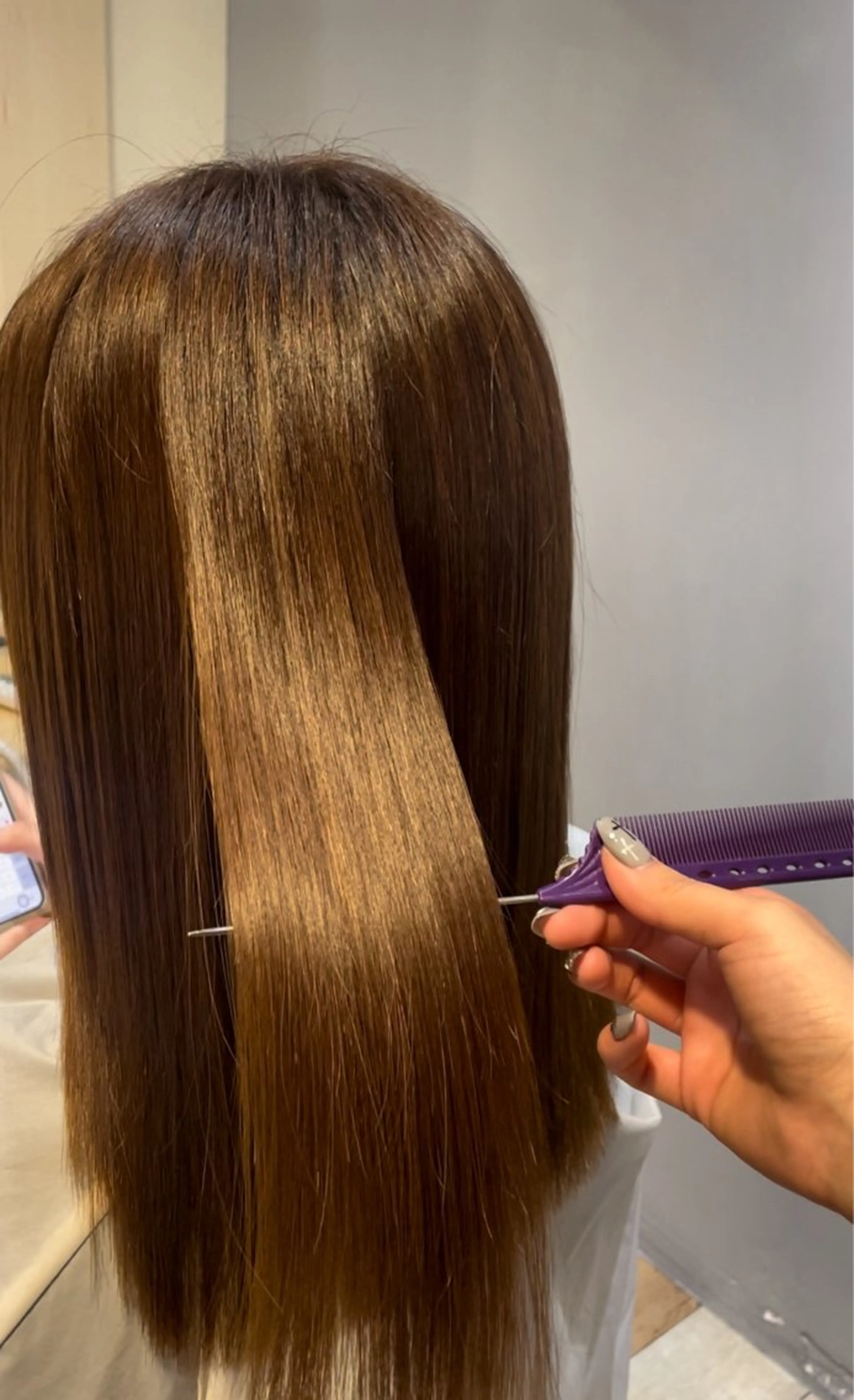 セミロング トリートメント 💜🦋 COCONA🦋💜のヘアスタイル