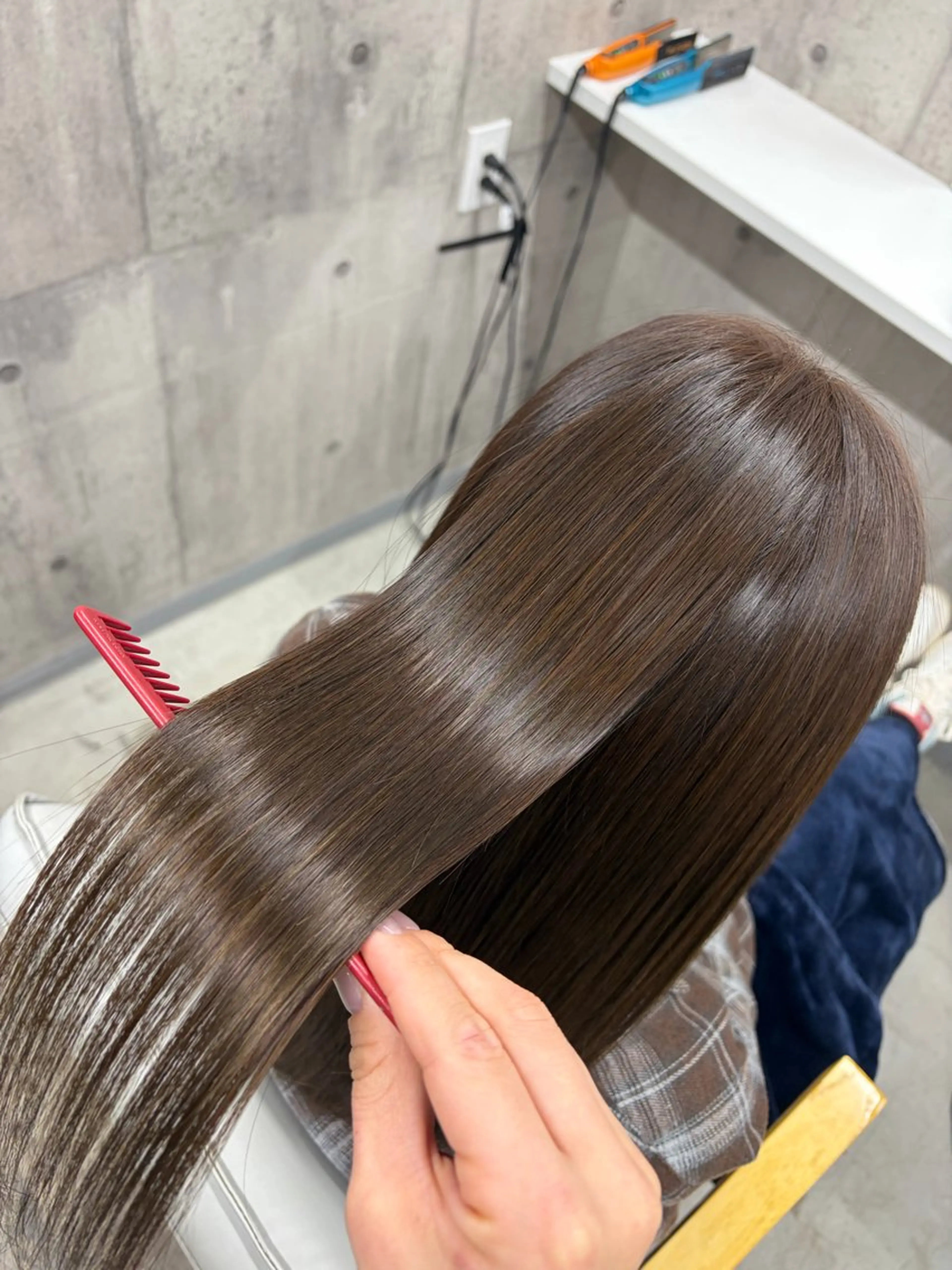 ロング カット トリートメント ageless/ nana/髪質改善のヘアスタイル