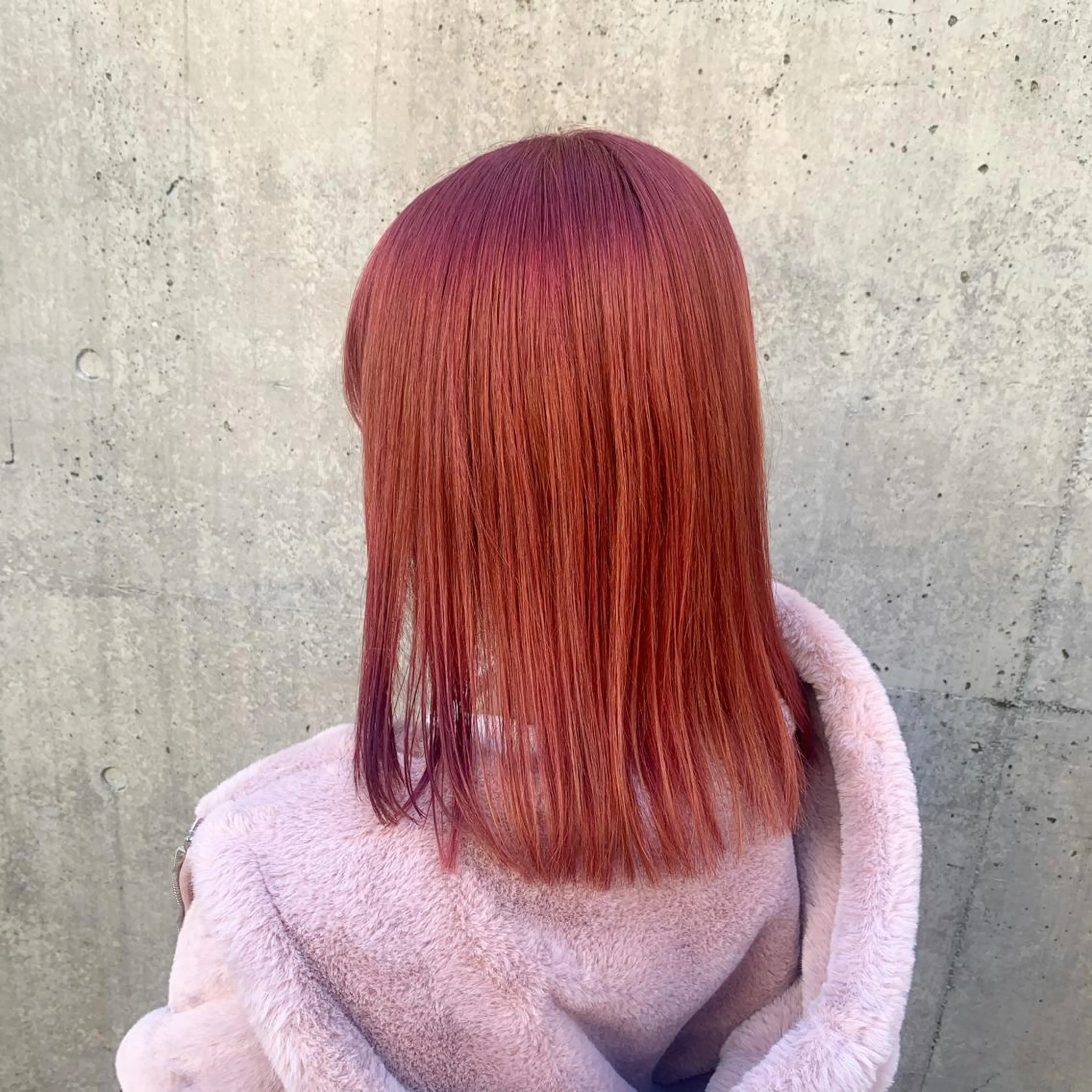 セミロング カラー ブリーチ カット ヘアカラー トリートメント 🌷お洒落推しカラー moe🐰🌷のヘアスタイル