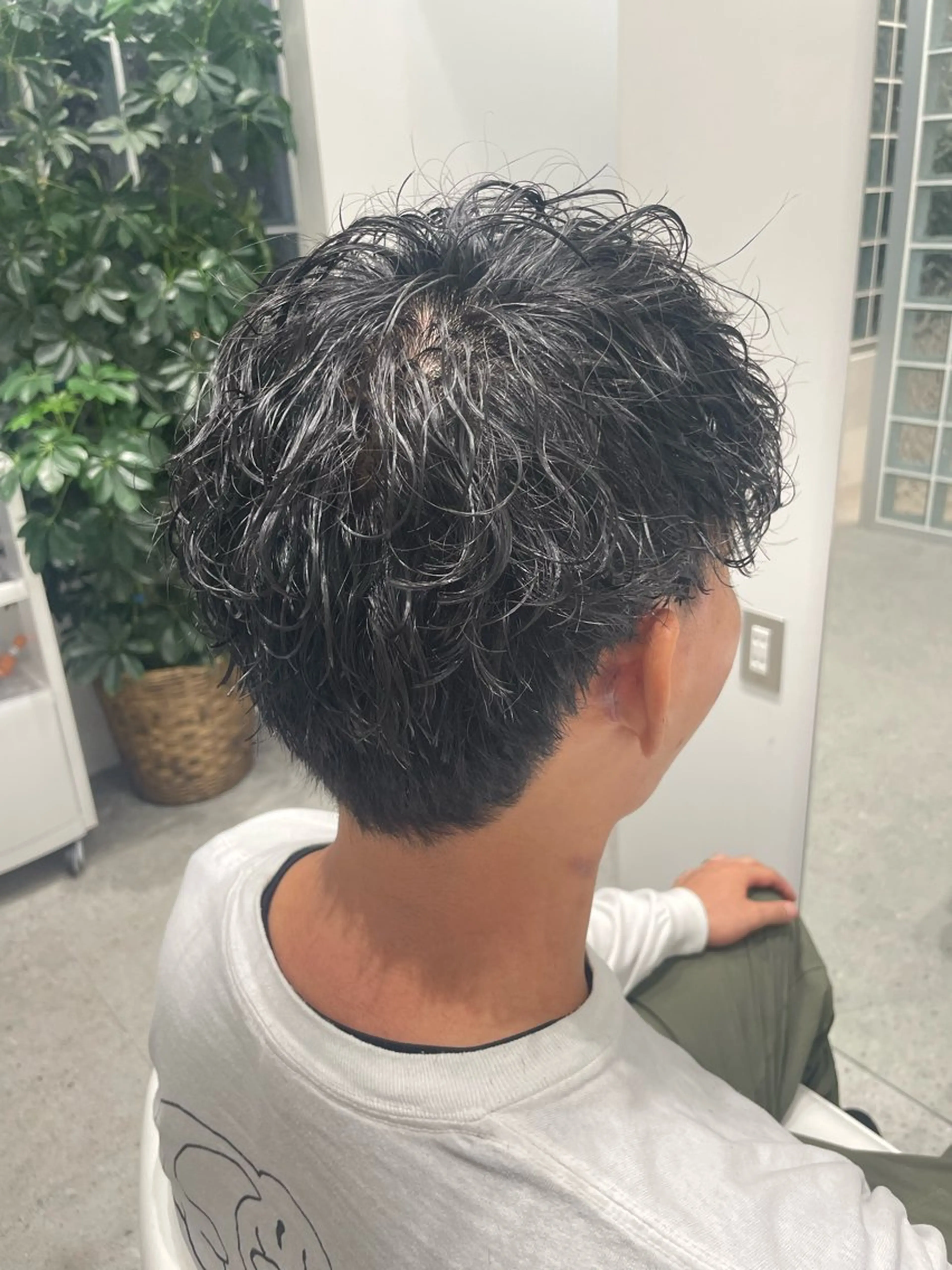 メンズ カット パーマ 無料ショートモデル 募集中❗️秋山ひらいのヘアスタイル