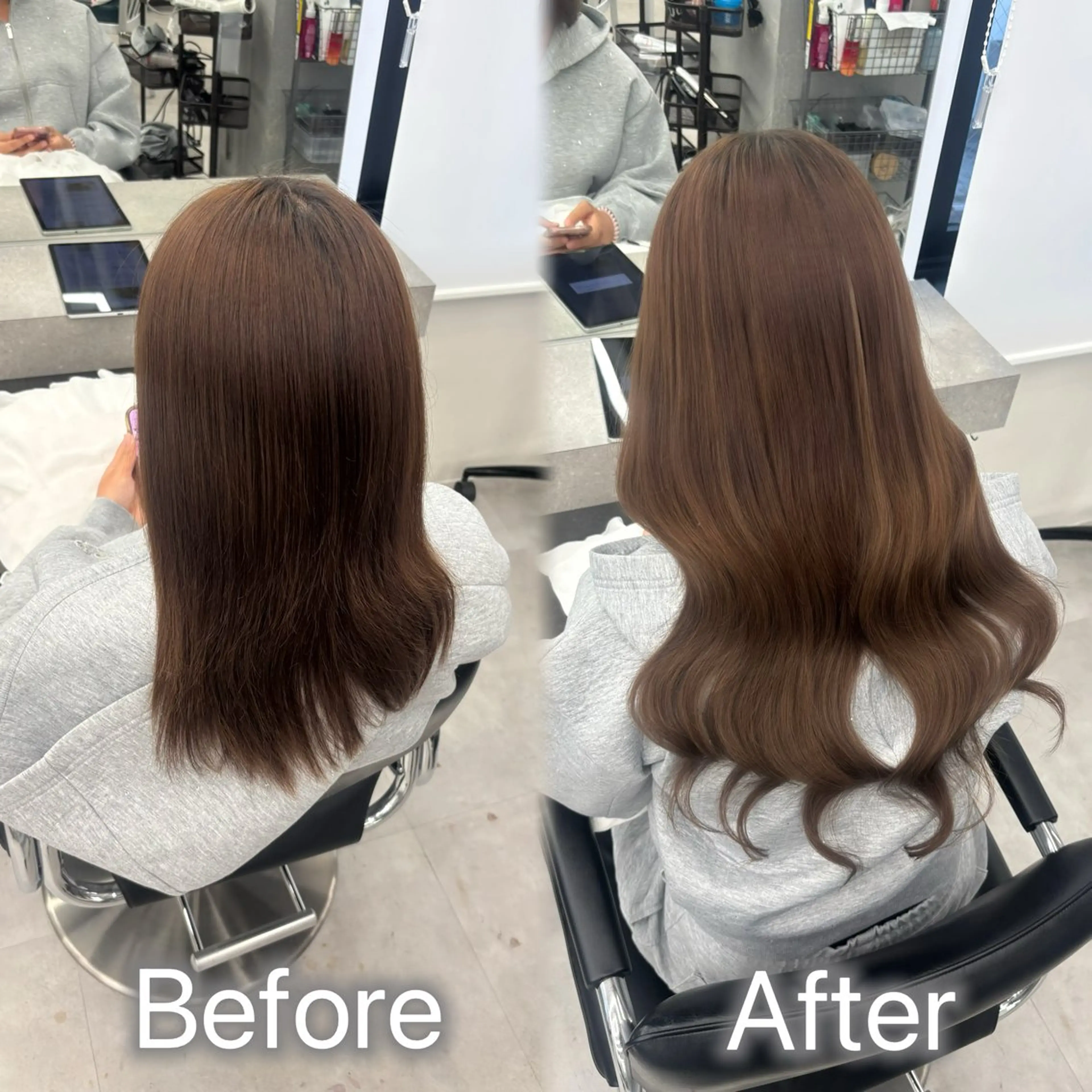 ロング カラー ヘアアレンジ メンズ カット ヘアカラー トリートメント エクステ ヘアセット 羽エク指名No1✨️ シールエク🌙しぇるのヘアスタイル