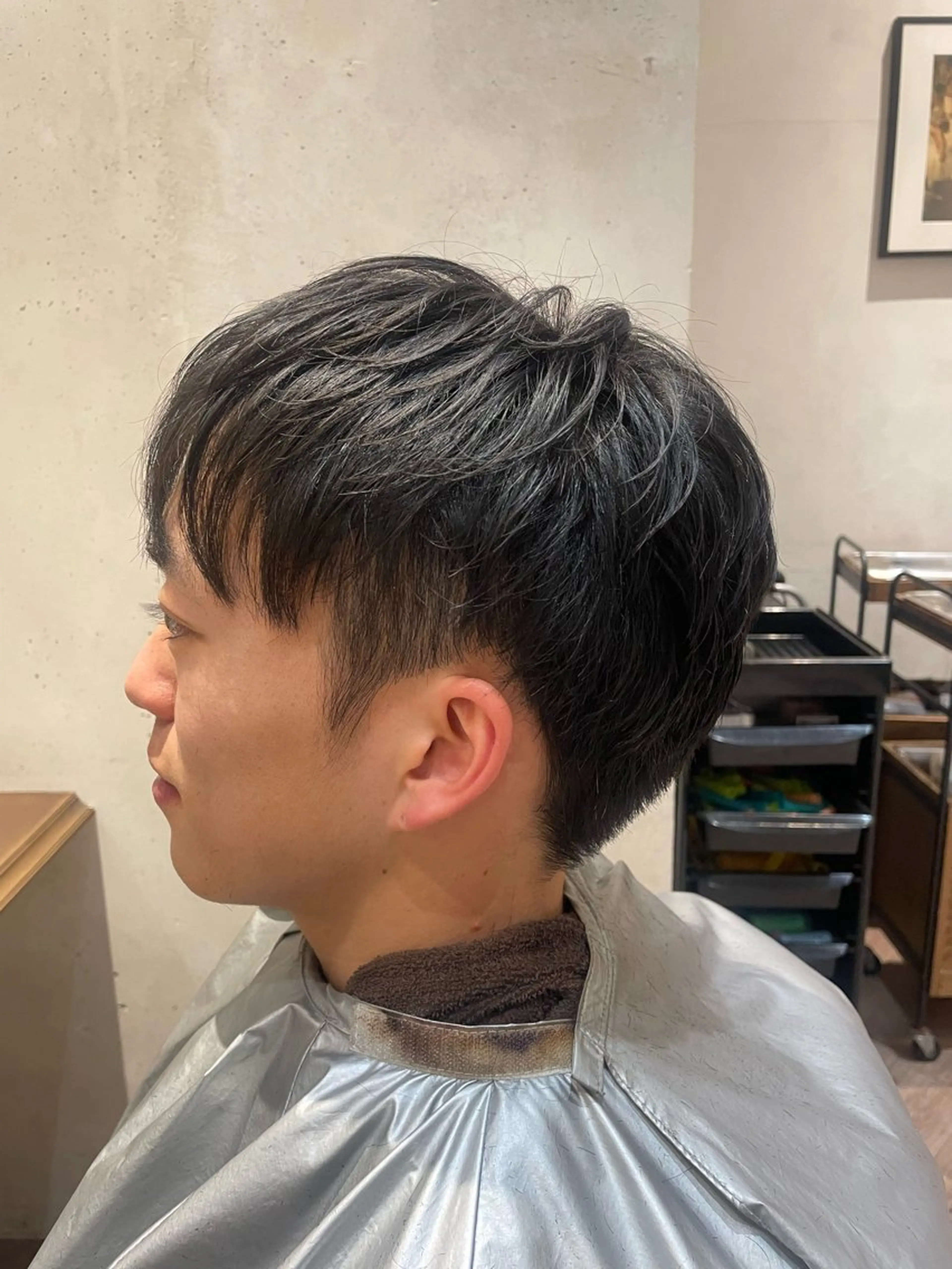 メンズ シモカワ マシロのヘアスタイル