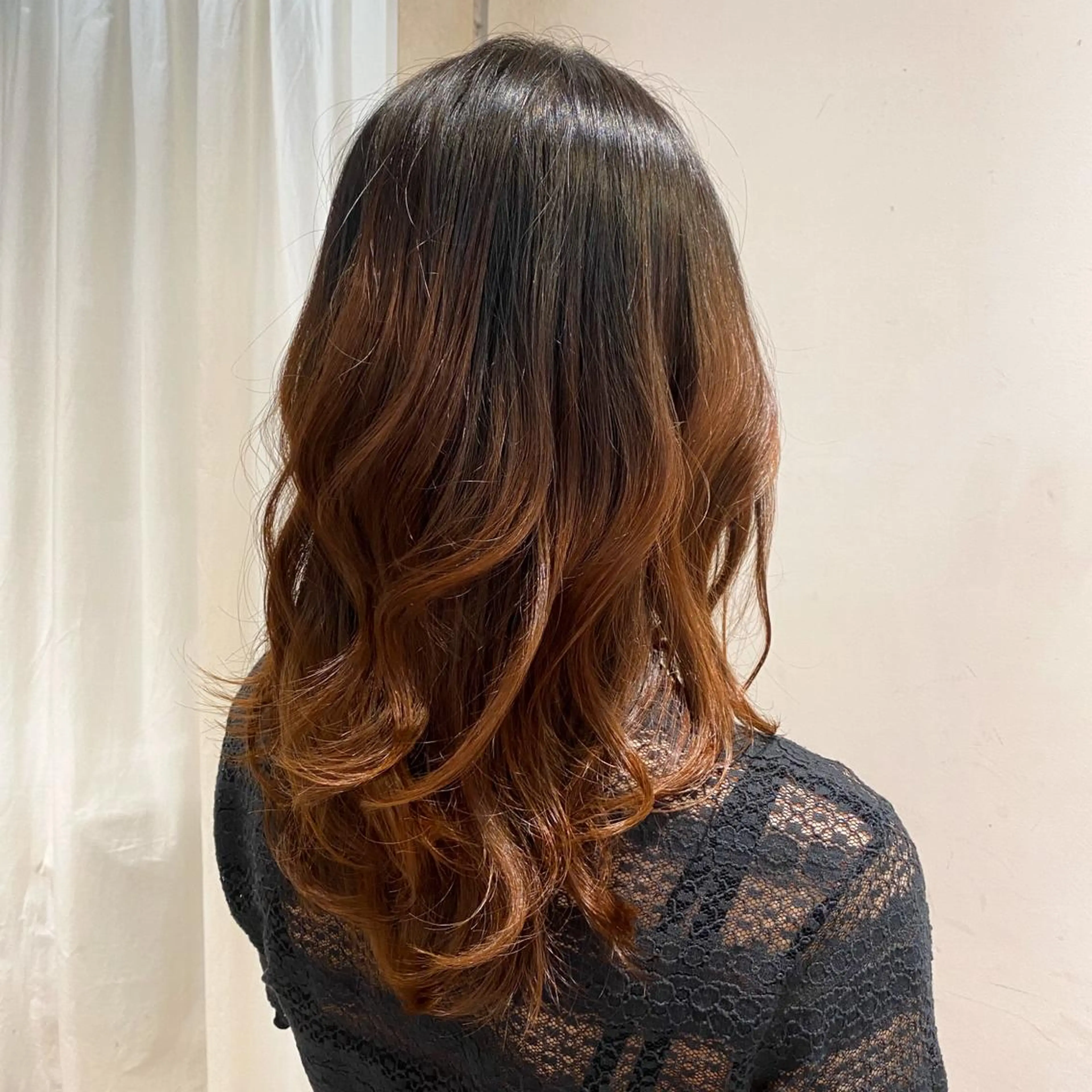 セミロング On所属・顔まわりカット🌟 くびれヘア/寺門遥輝のヘアスタイル