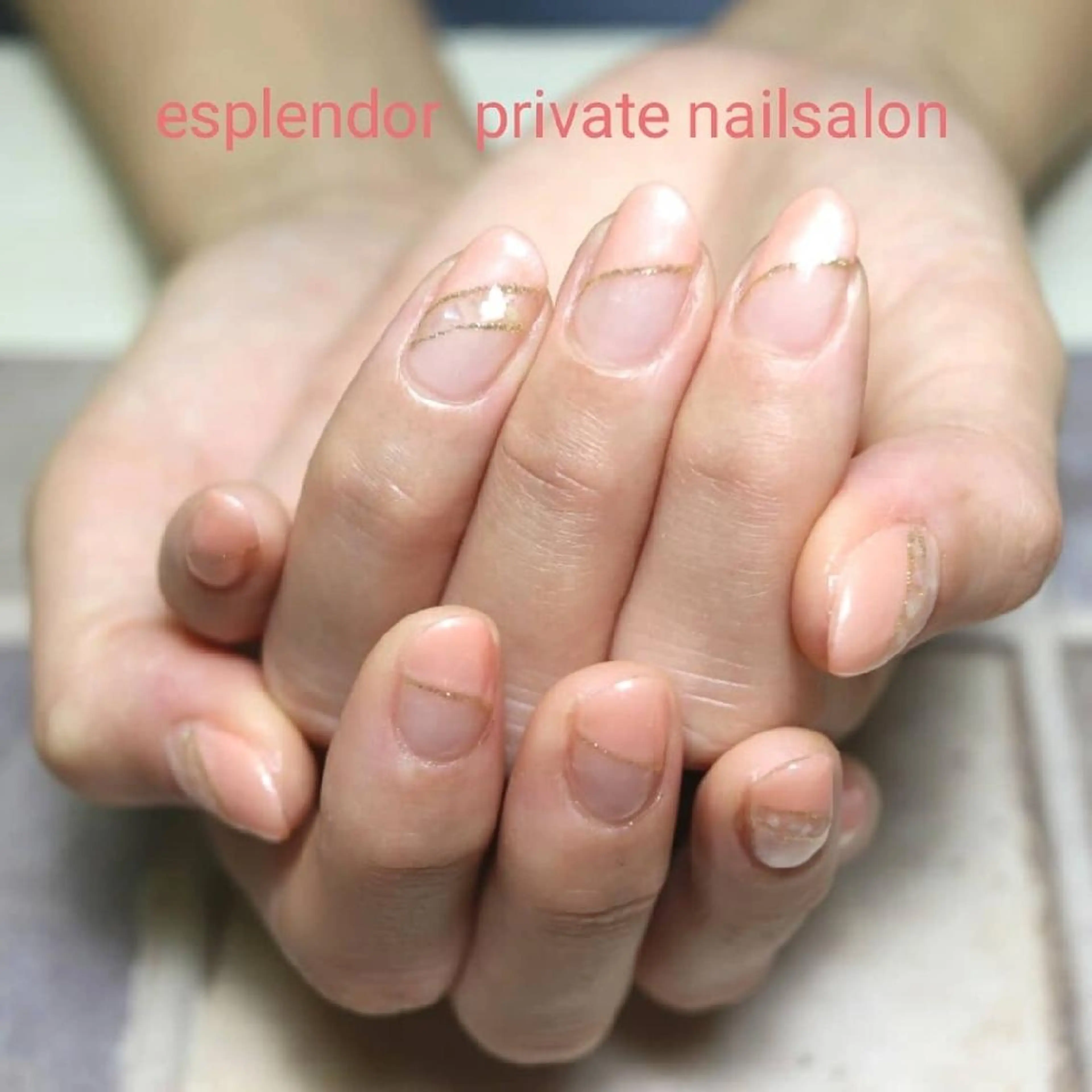 ネイル ピンク シンプルネイル esplendor  エスプレンドル所属・esplendor  エスプレンドルのネイルデザイン