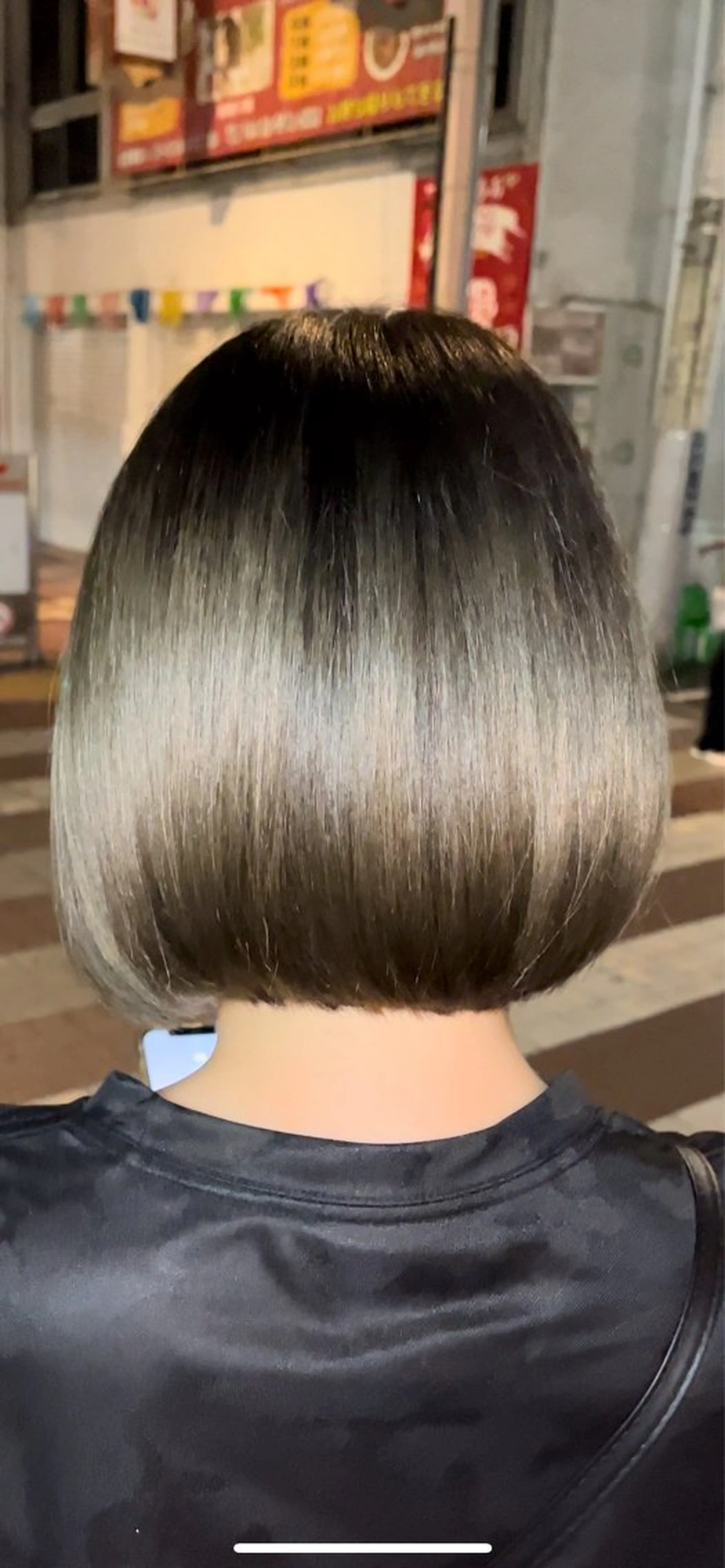 ショート カラー アッシュ 透明感カラー オリーブアッシュ ボブ 🍜永木 空🍜のヘアスタイル