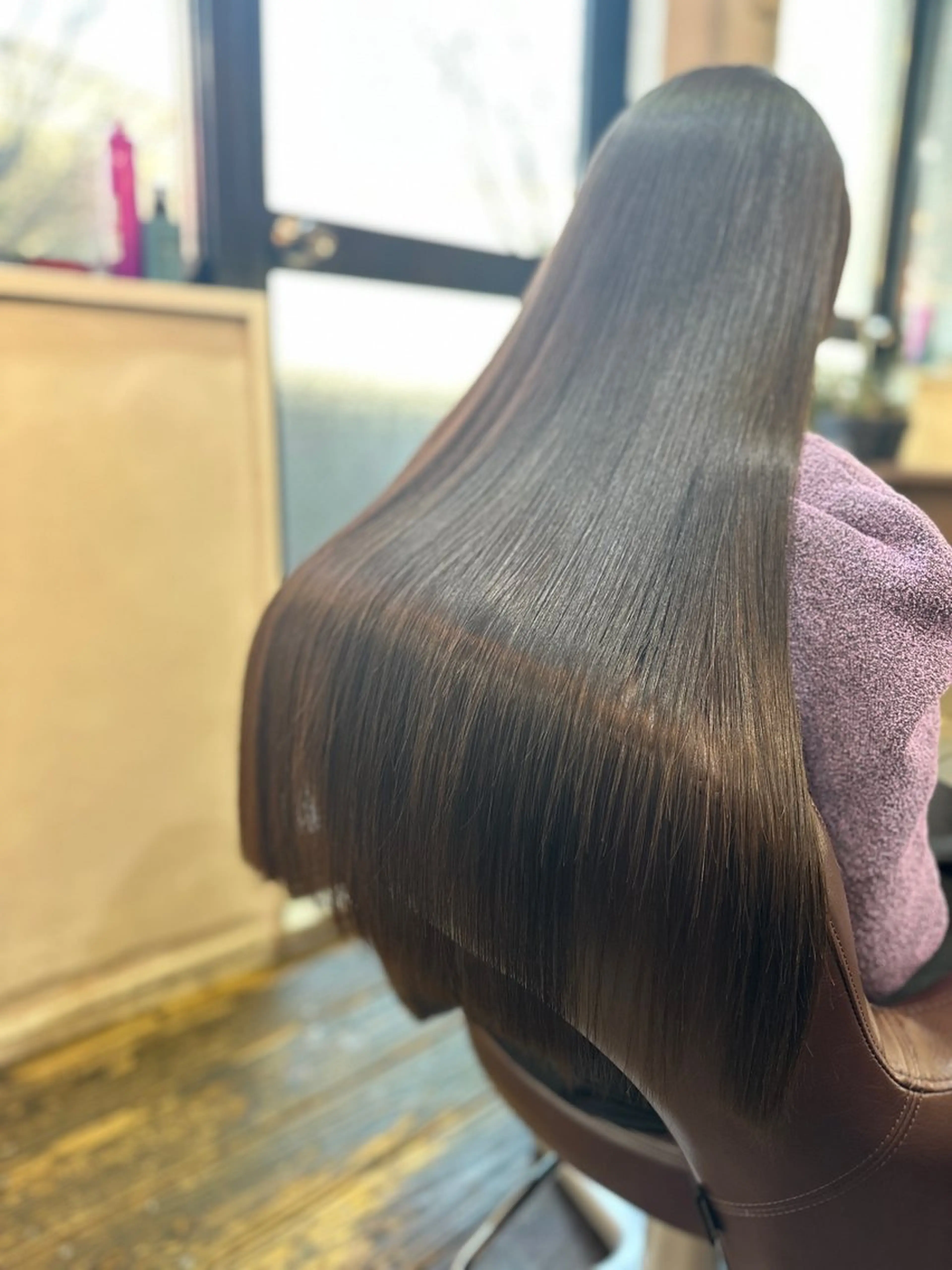 ロング 縮毛矯正 トリートメント 全国カットコンテスト 受賞🏅satoのヘアスタイル