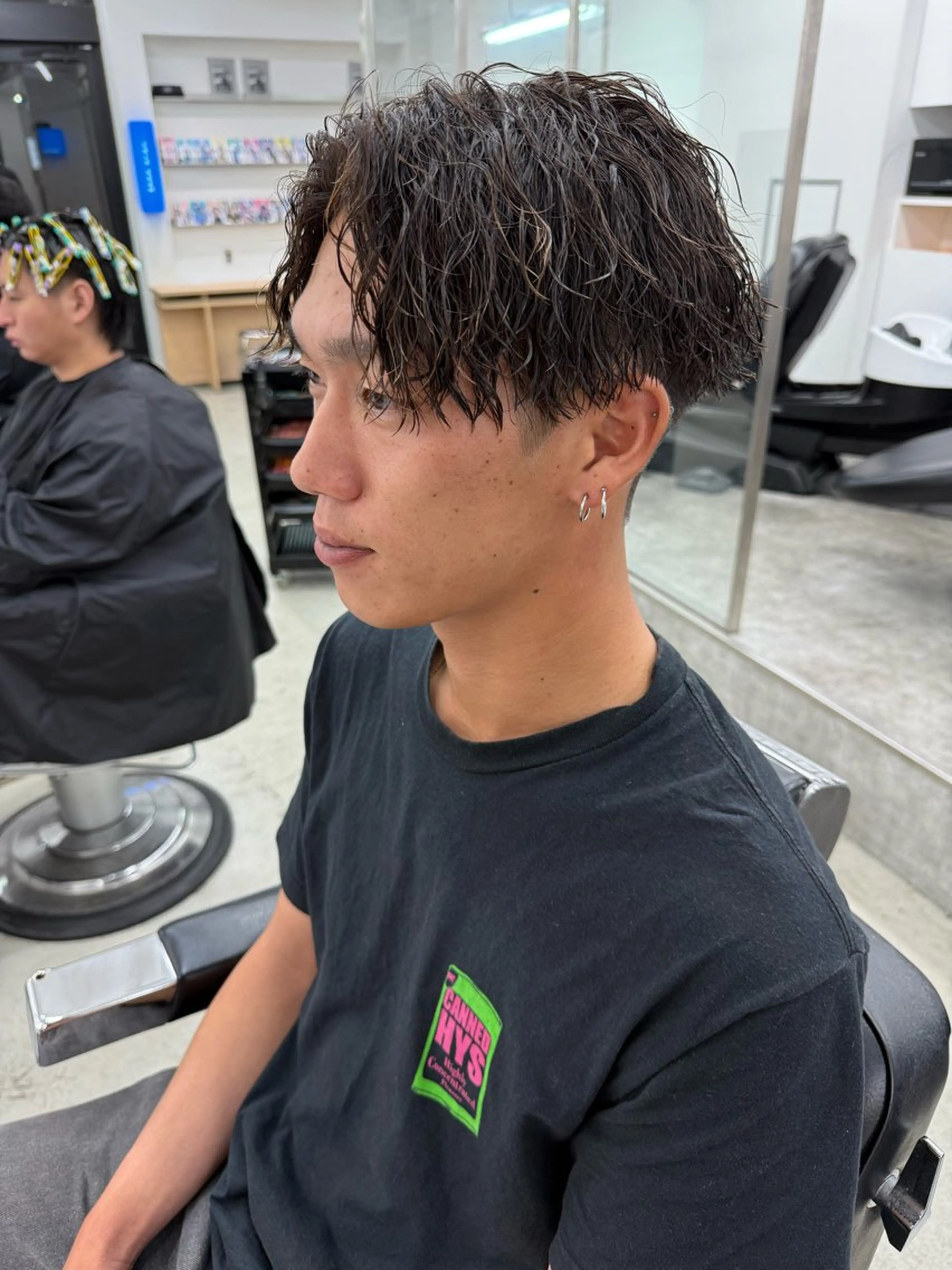 ショート パーマ メンズ カット パーマ トリートメント 亀井隆汰/メンズ専門 パーマ特化美容師のヘアスタイル