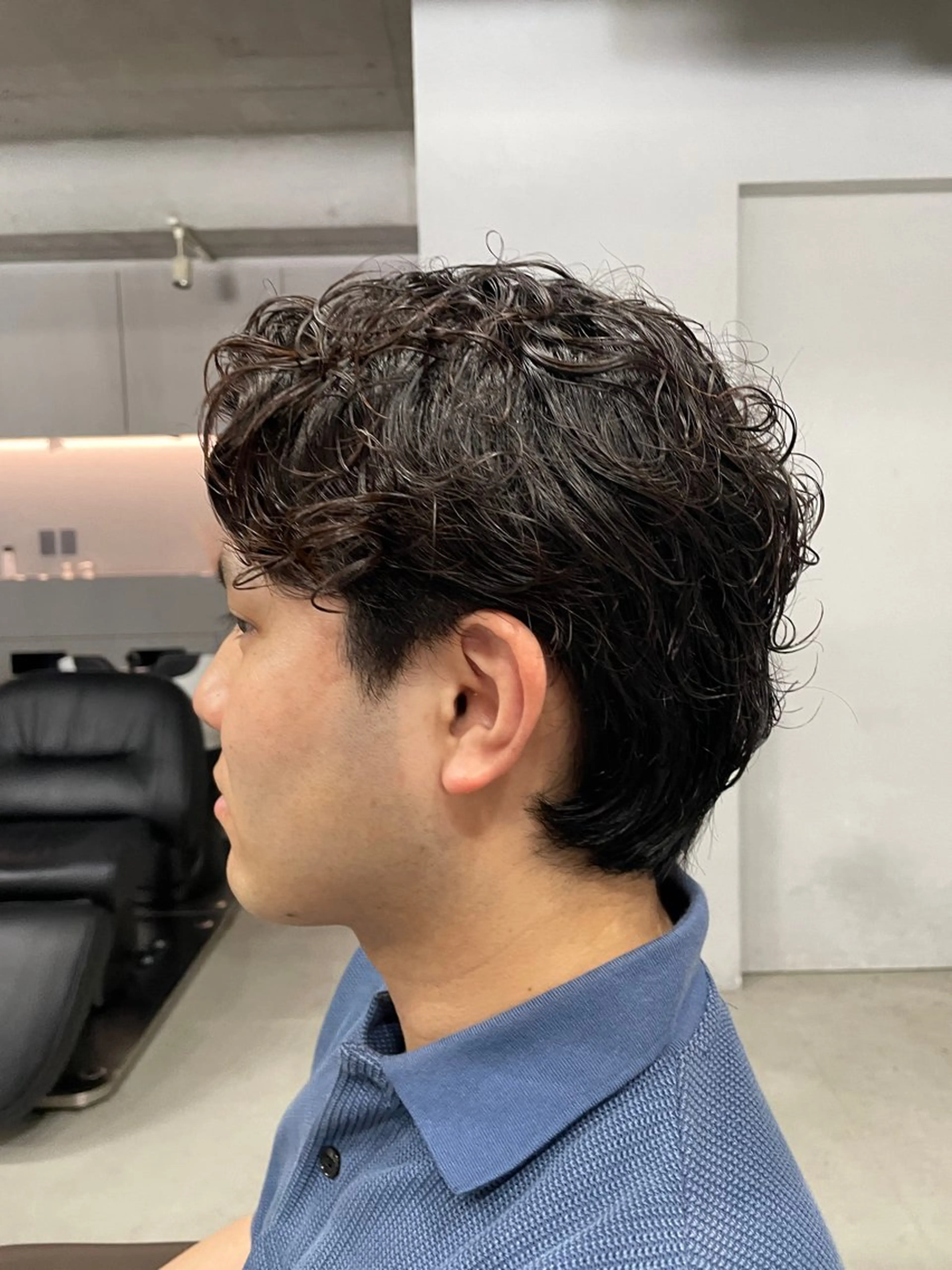 ショート パーマ メンズ 吉田一輝 外国人パーマのヘアスタイル