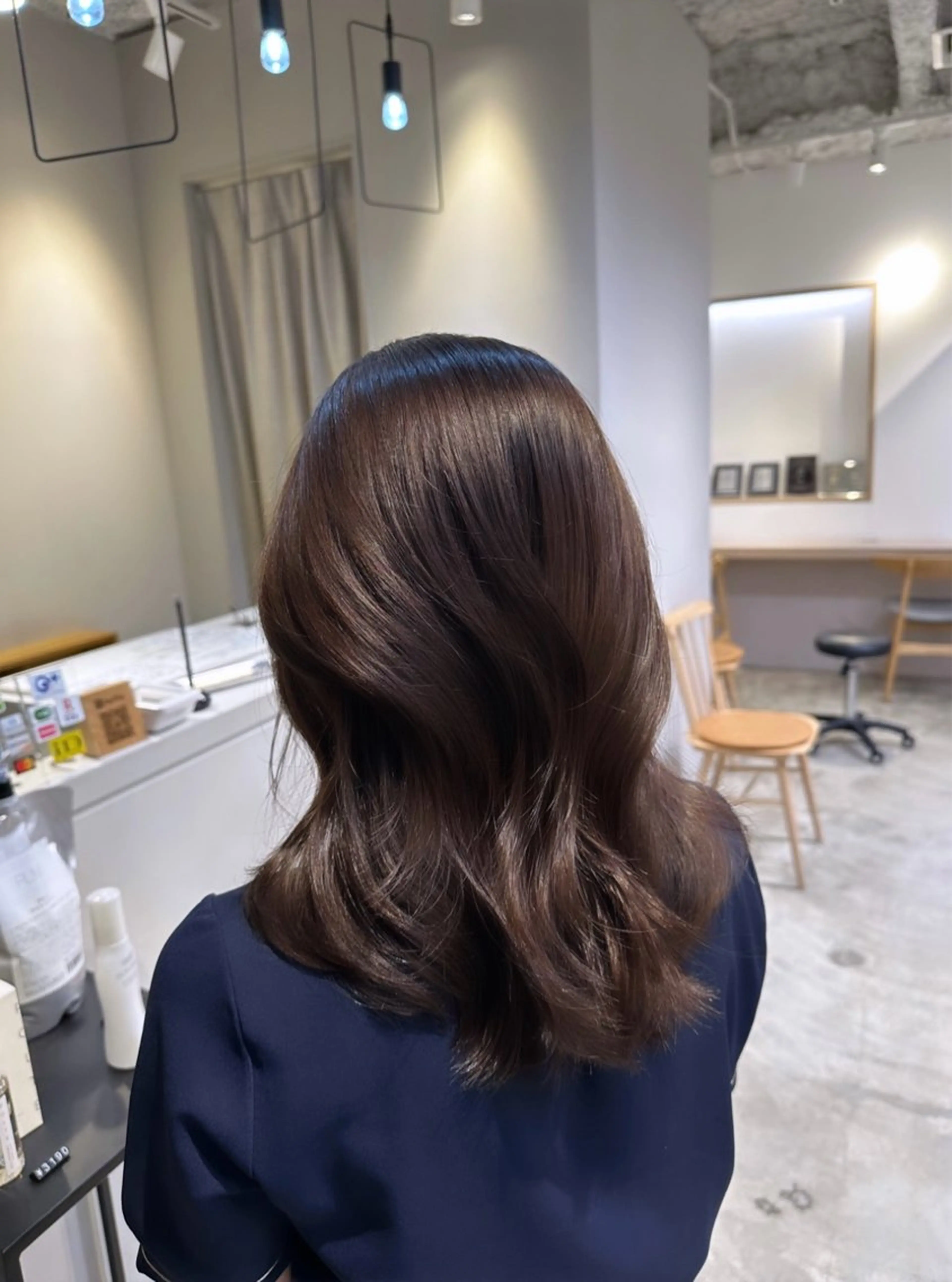 セミロング カラー ベージュカラー 韓国ヘア/レイヤー Yan✂︎のヘアスタイル