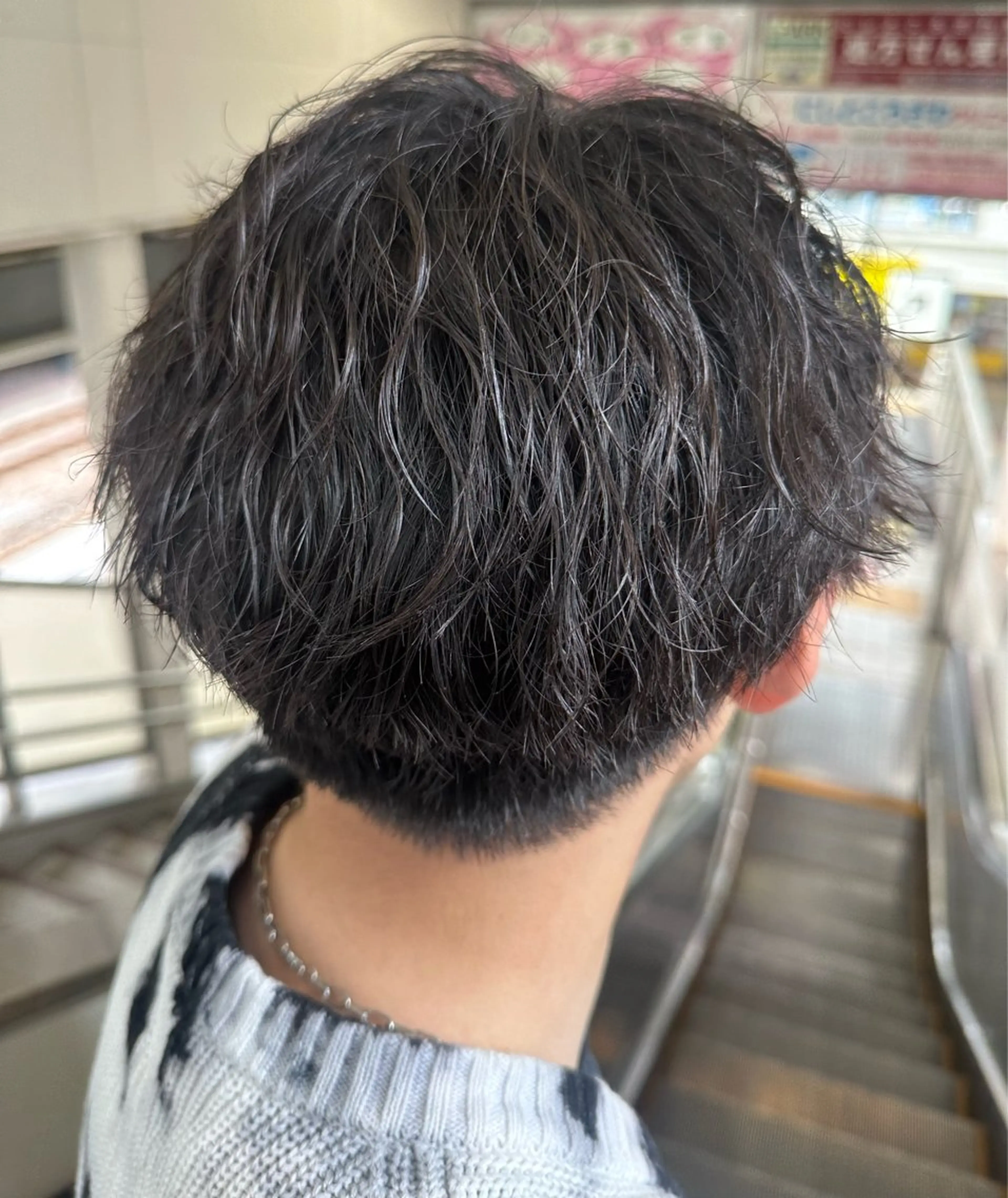 パーマ メンズ カット パーマ Sara newi 🎀透明感🎀のヘアスタイル