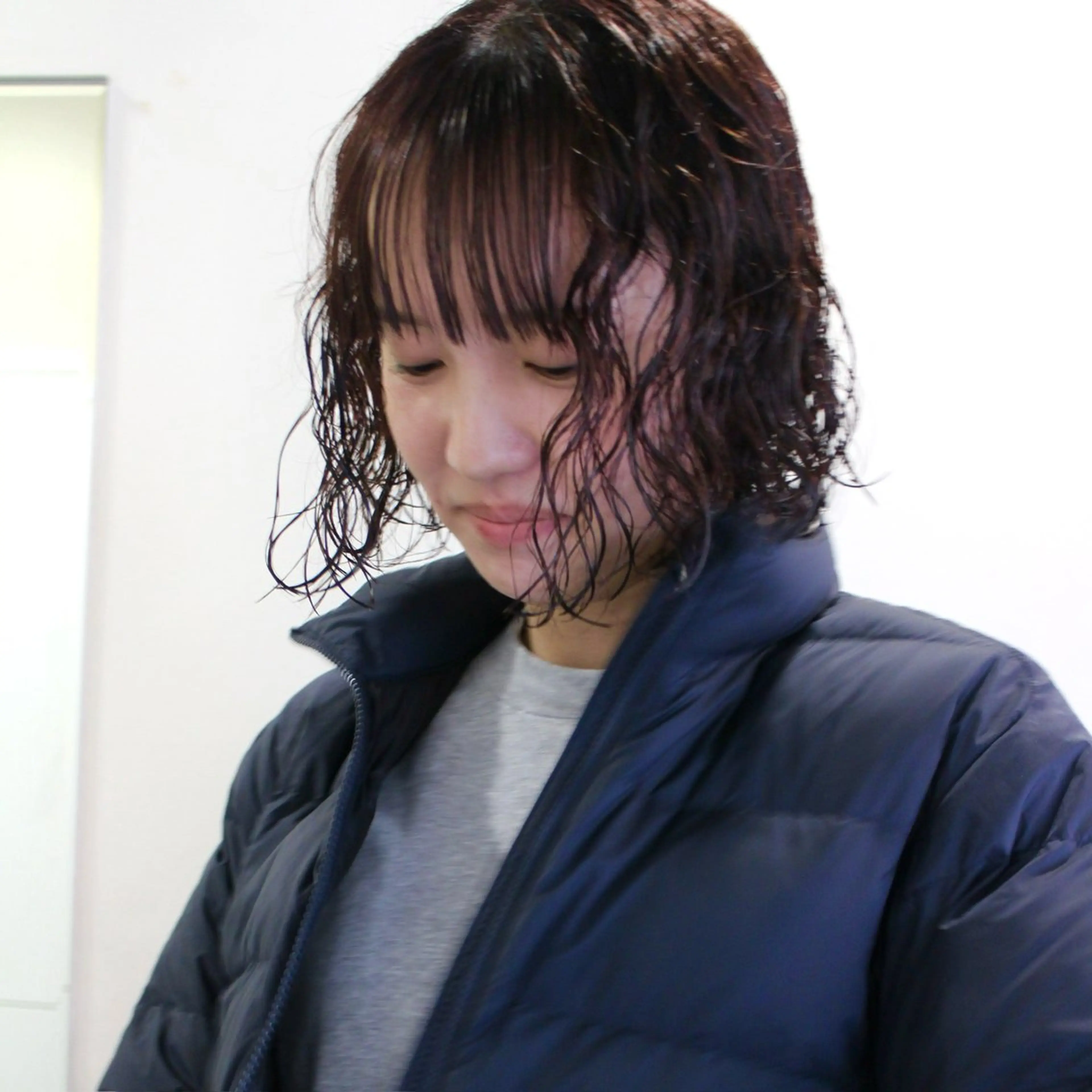 ショート パーマ ボブ カーリーパーマ/ 透明ｶﾗｰ/MIKUのヘアスタイル