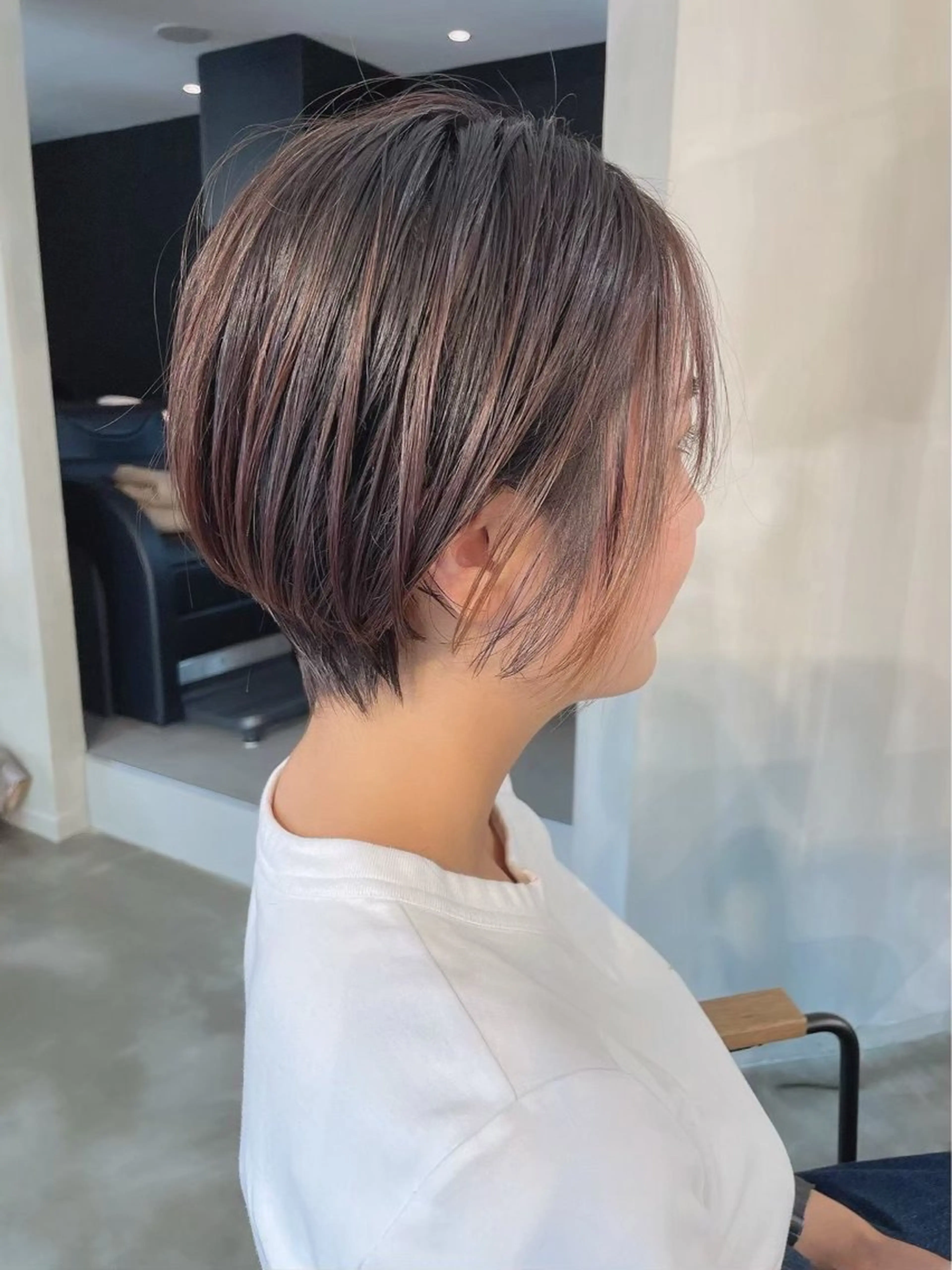 ショート 日比野 紅杏のヘアスタイル