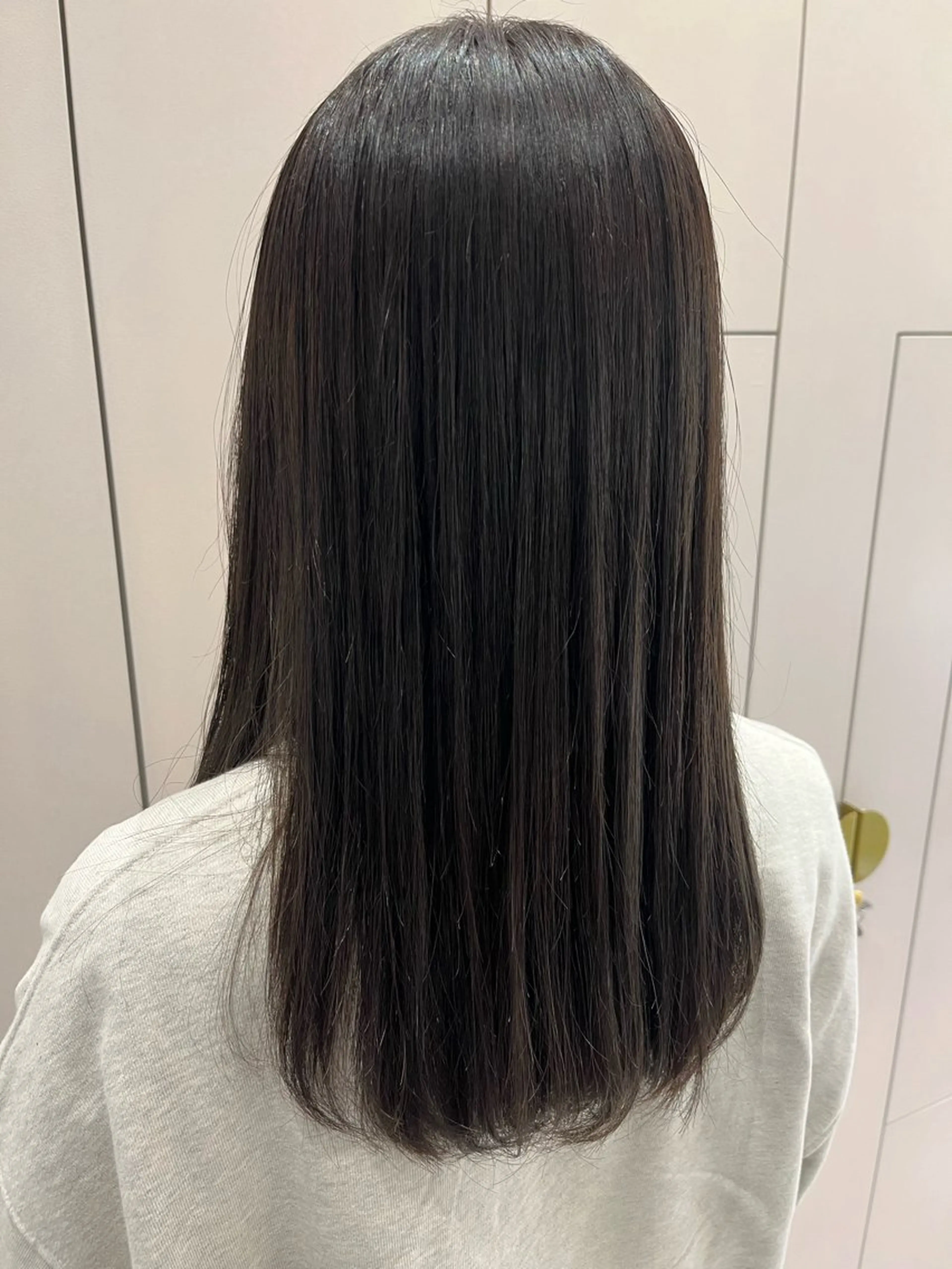 カット＋髪質改善縮毛矯正(ホームケアTR付き)の写真