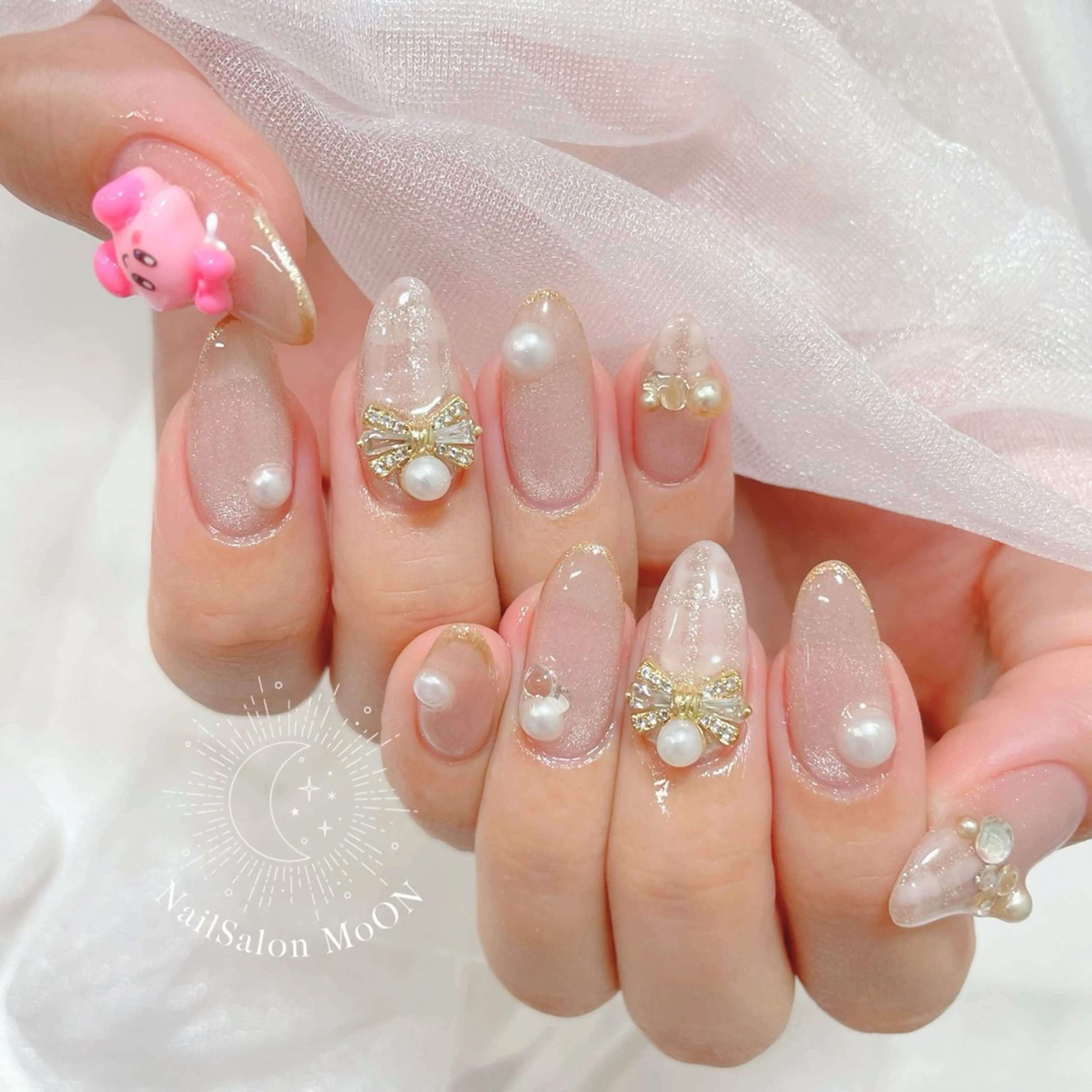 ネイル ハンドネイル ハンドケア MoON...❤︎ MeGuのネイルデザイン