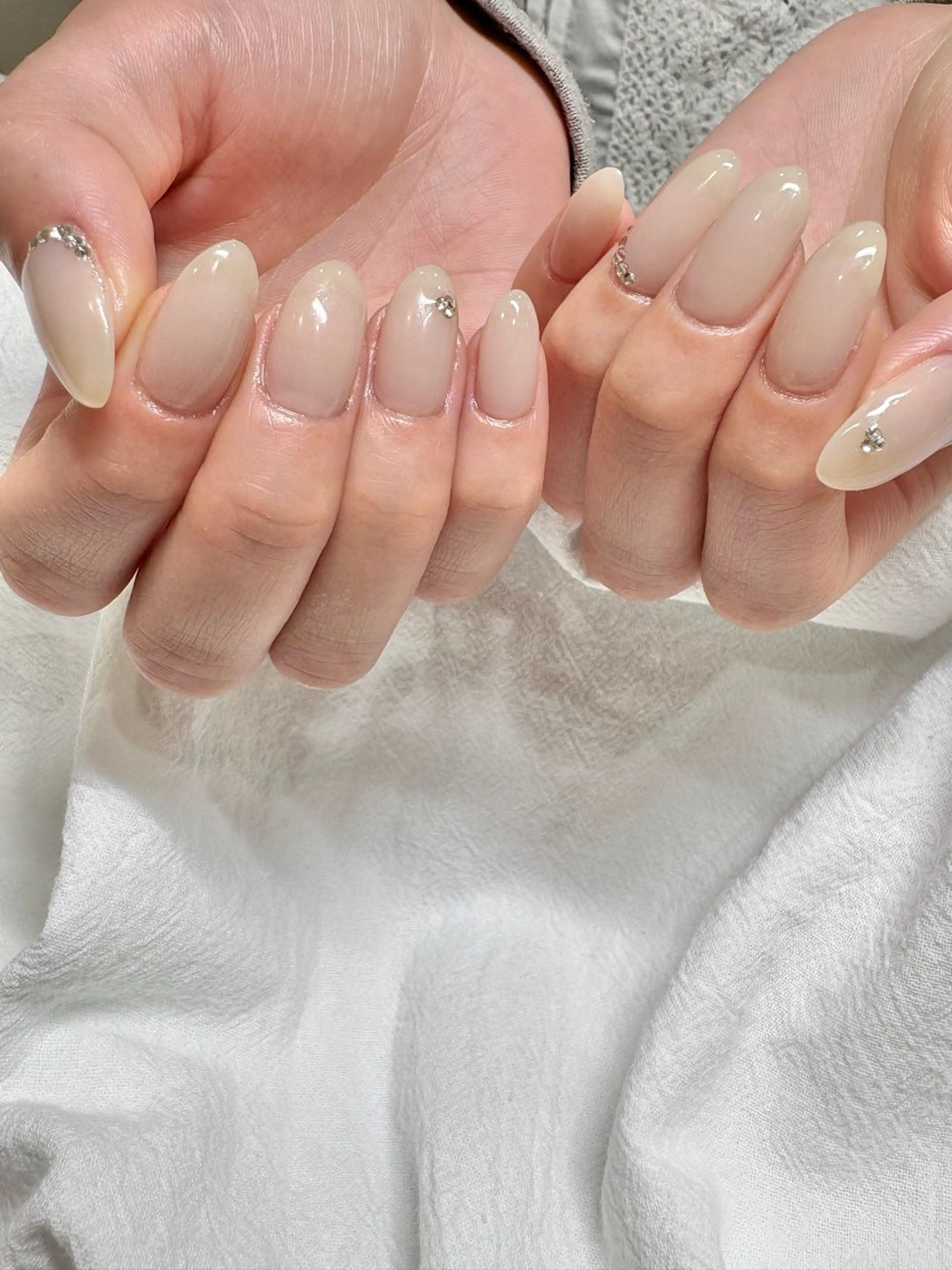 ネイル シンプルネイル BeAlletreNail(ビオールエトレ)所属・高野 美土里のネイルデザイン