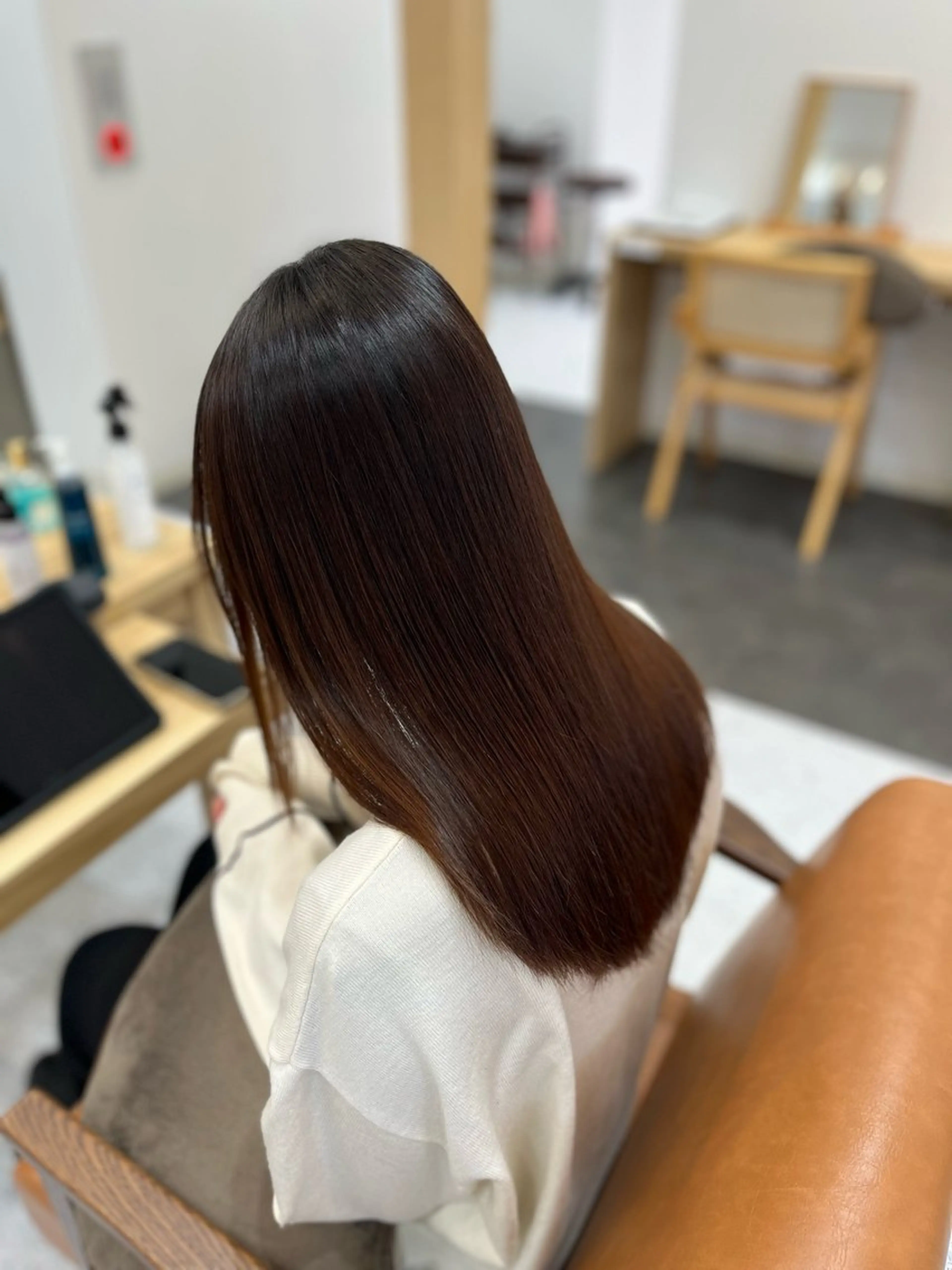 ロング カラー MIZUKI🫧ྀི 韓国ヘアAFLOATのヘアスタイル