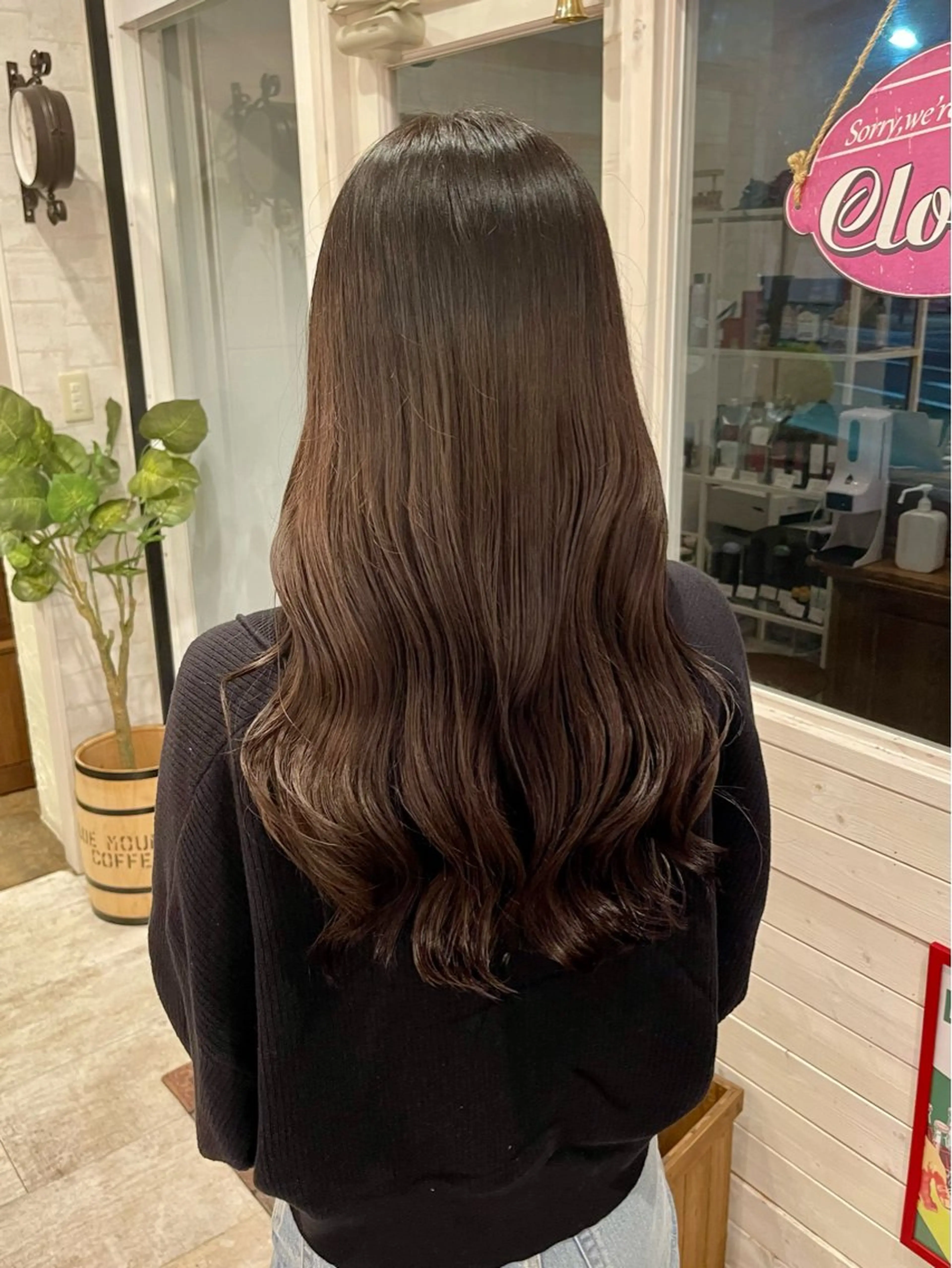 ロング カラー カット ヘアカラー トリートメント 🍭透明感カラー 志賀拓海🍬🌈のヘアスタイル