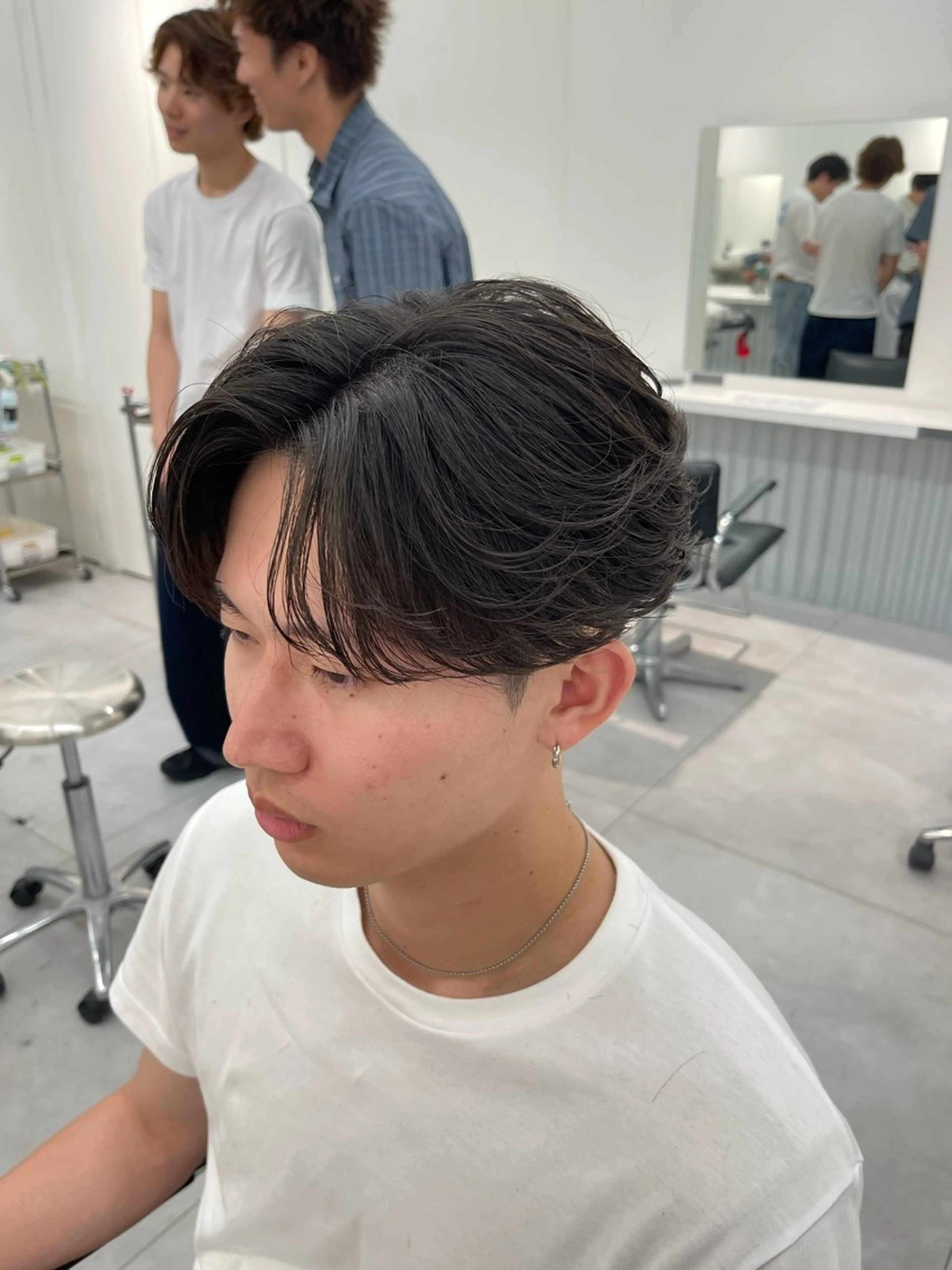 ショート メンズ メンズ特化/パーマ 短髪パーマ/来星のヘアスタイル