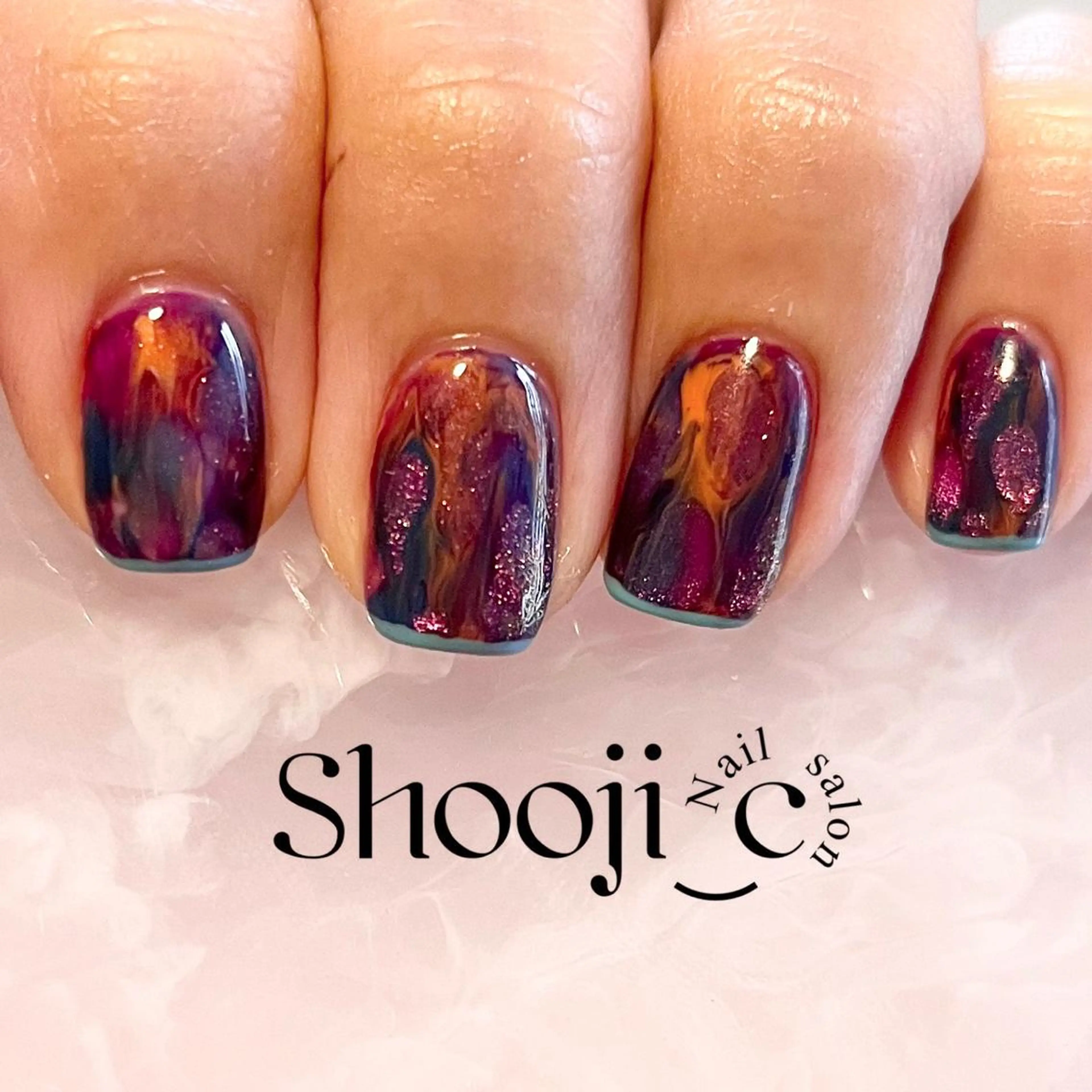 ネイル ジェルネイル ハロウィン キラキラネイル マグネットネイル Shooji_c Nail salon所属・Shooji_c Nail salonのネイルデザイン