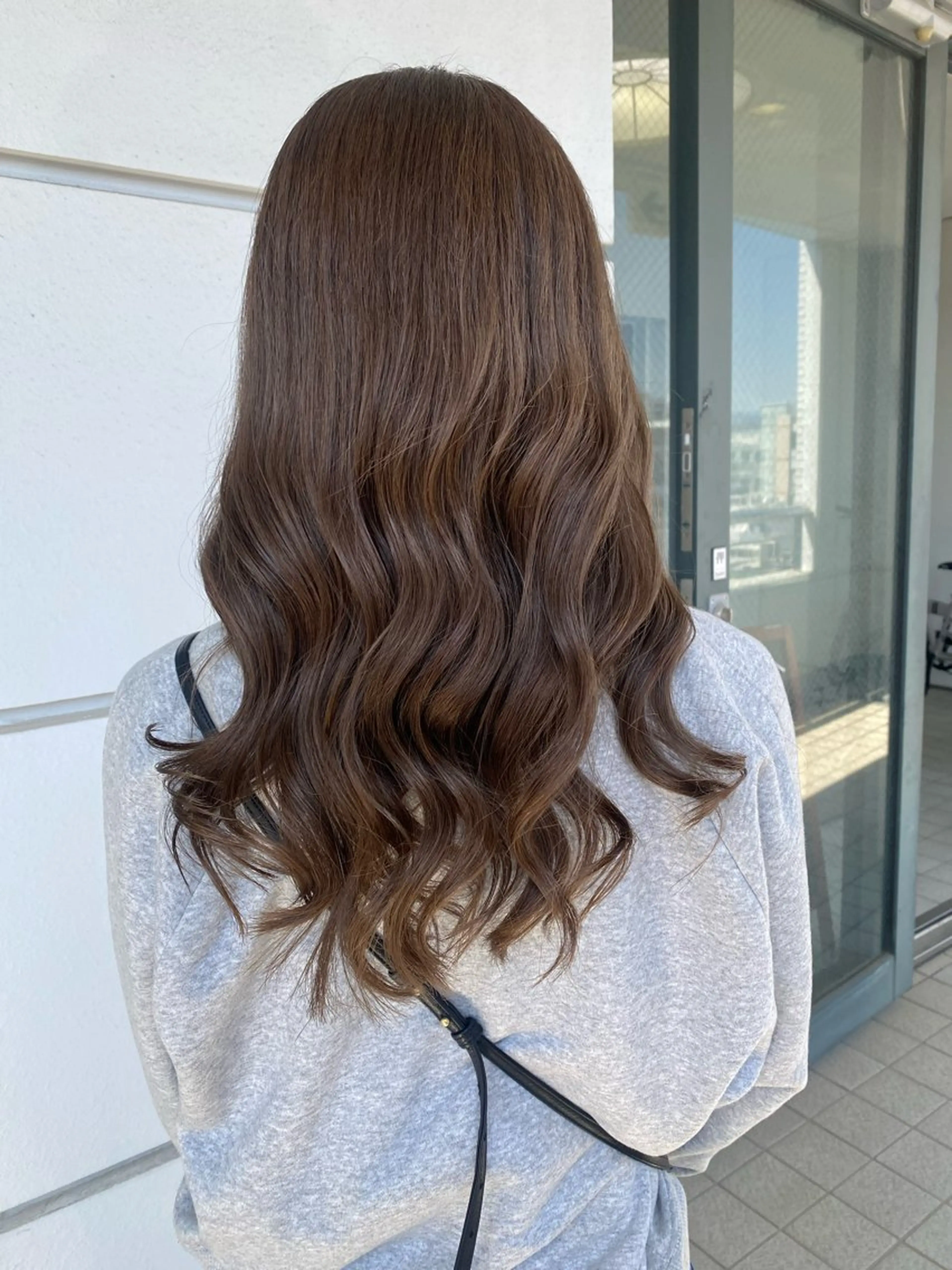 セミロング カラー カット ヘアカラー トリートメント 髪質改善特化🥣🫧 天神美容室のヘアスタイル