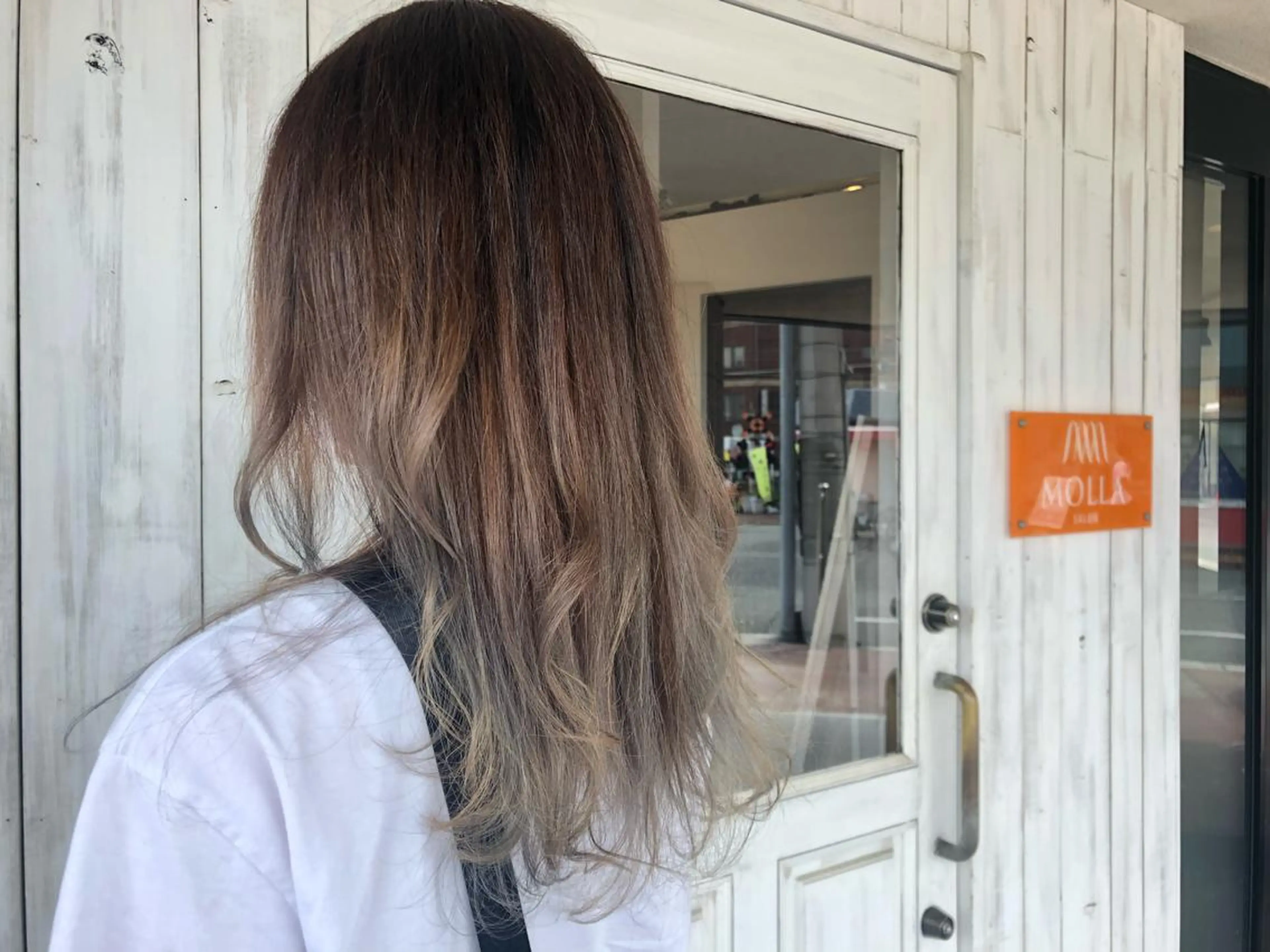 カラー MOLLA 浅香山店所属・谷口ゆめ/縮毛矯正/ 大人女子/眉ワックスのヘアスタイル