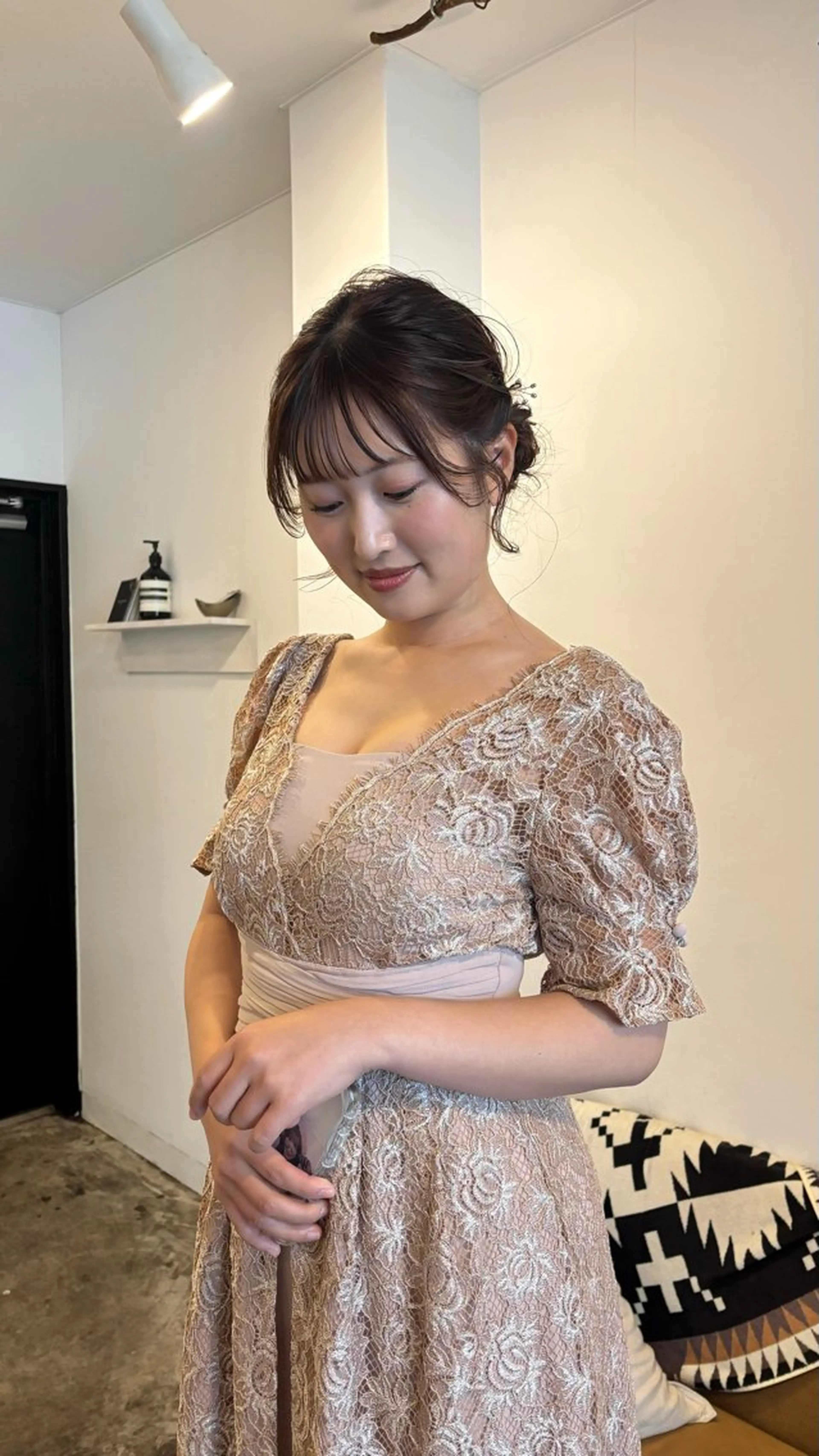 ヘアアレンジ kana🍃newi 京橋/透明感カラーのヘアスタイル