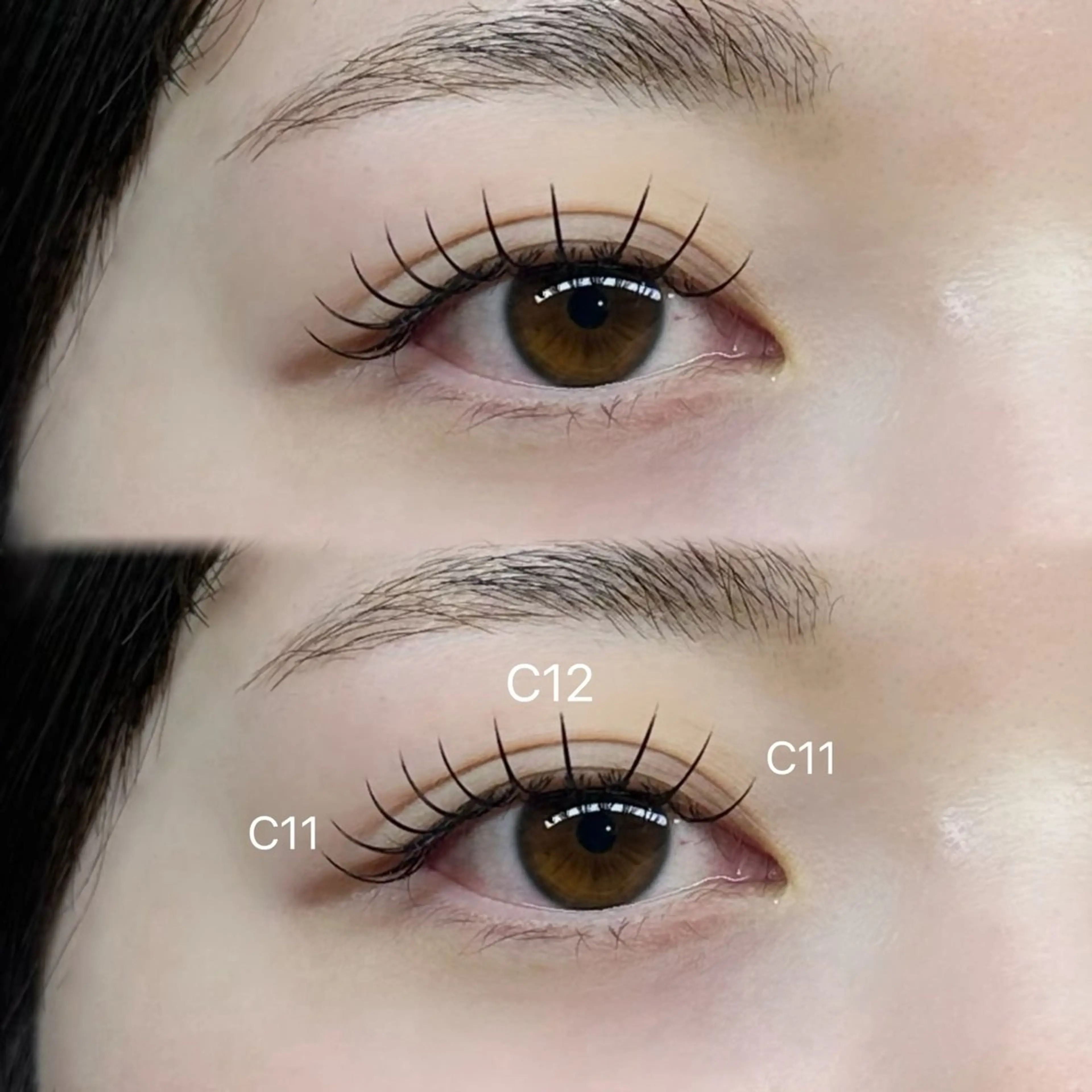 マツエク・マツパ ナチュラル マツエク “ C ” kana🩰‎🤍のマツエク・マツパデザイン