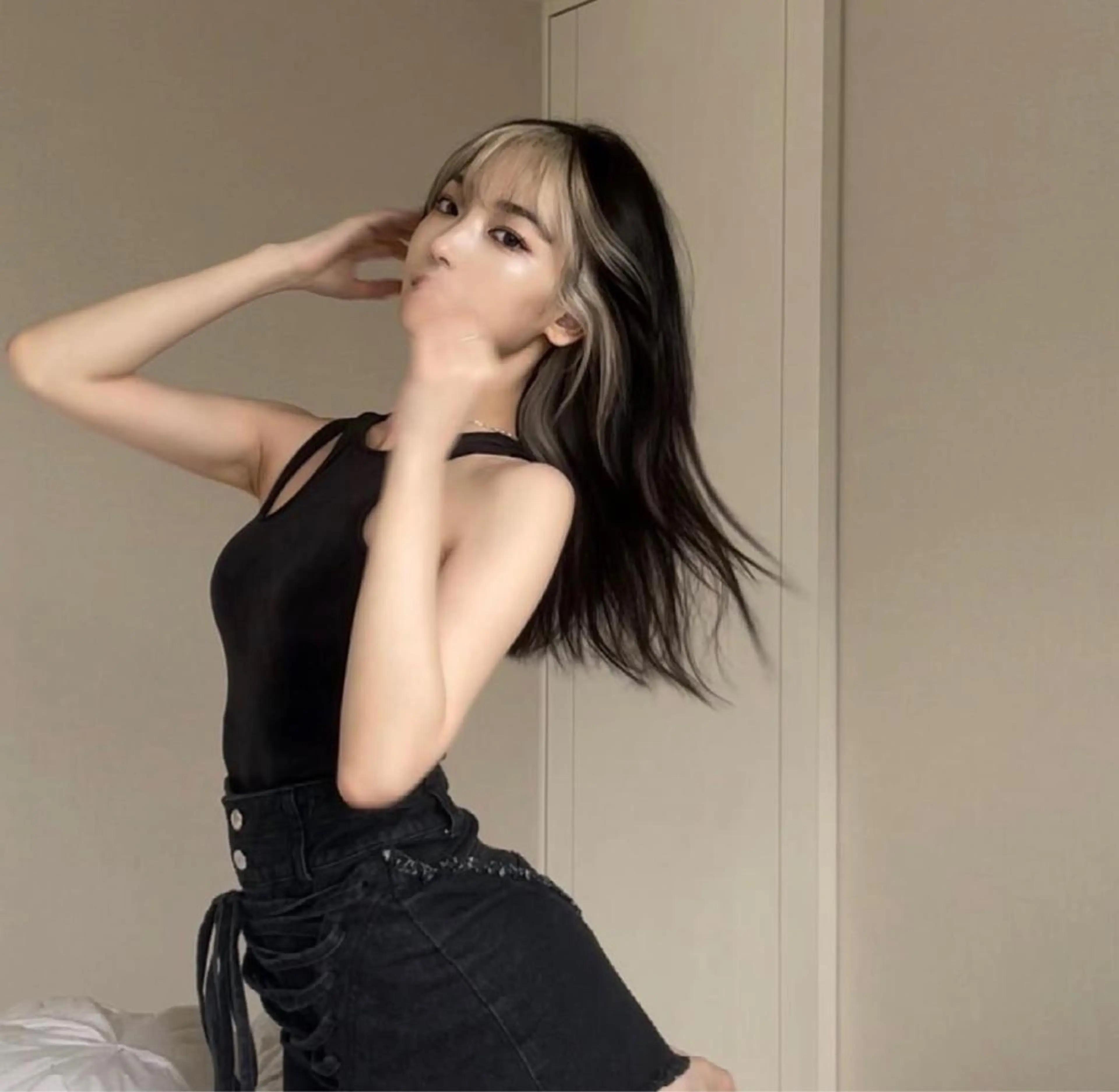 カラー 莉乃/縮毛矯正/髪質 改善/艶カラーのヘアスタイル