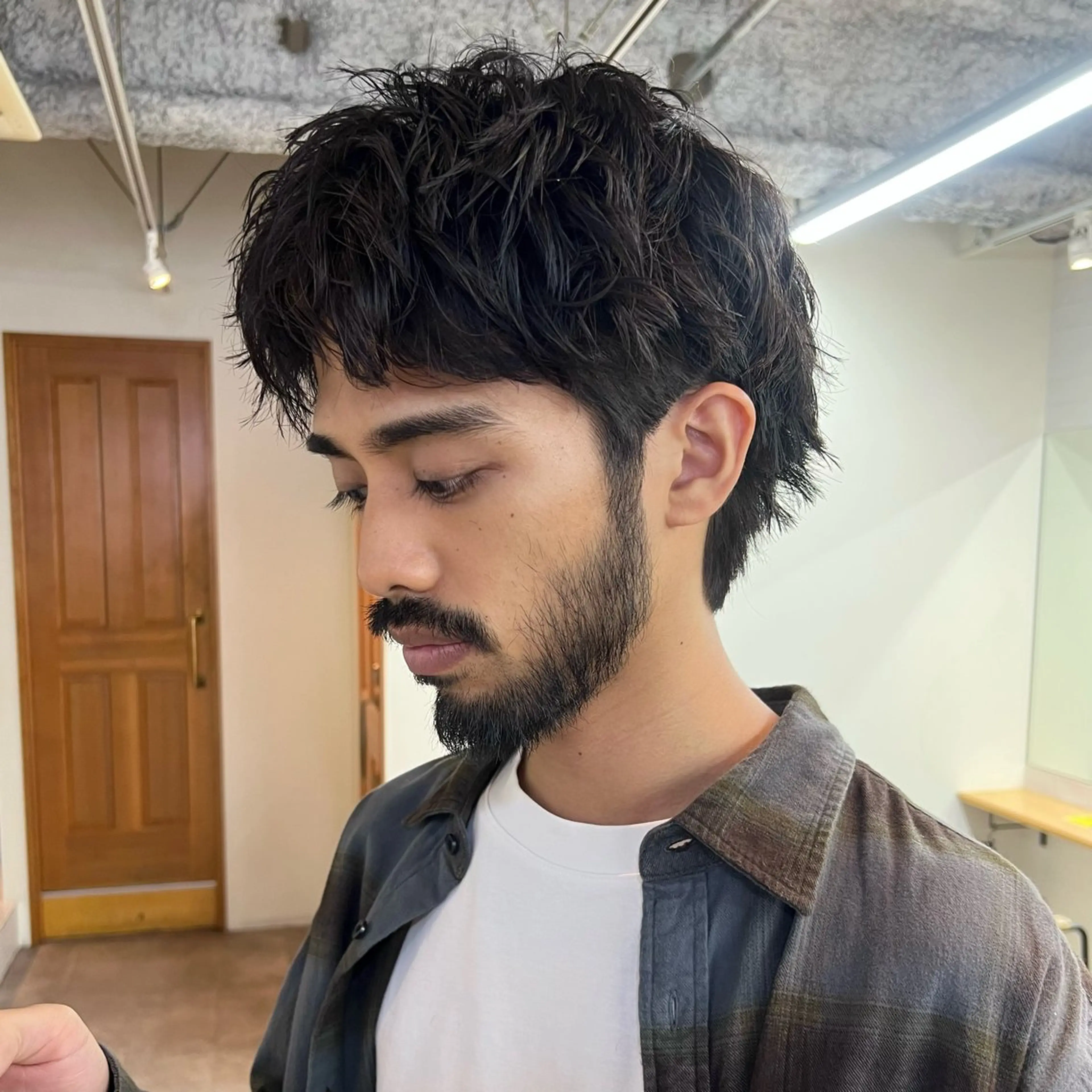 ショート メンズ メンズパーマ スパイキーショート ショートヘア カット パーマ 大人メンズヘア メンズパーマSHUNのヘアスタイル