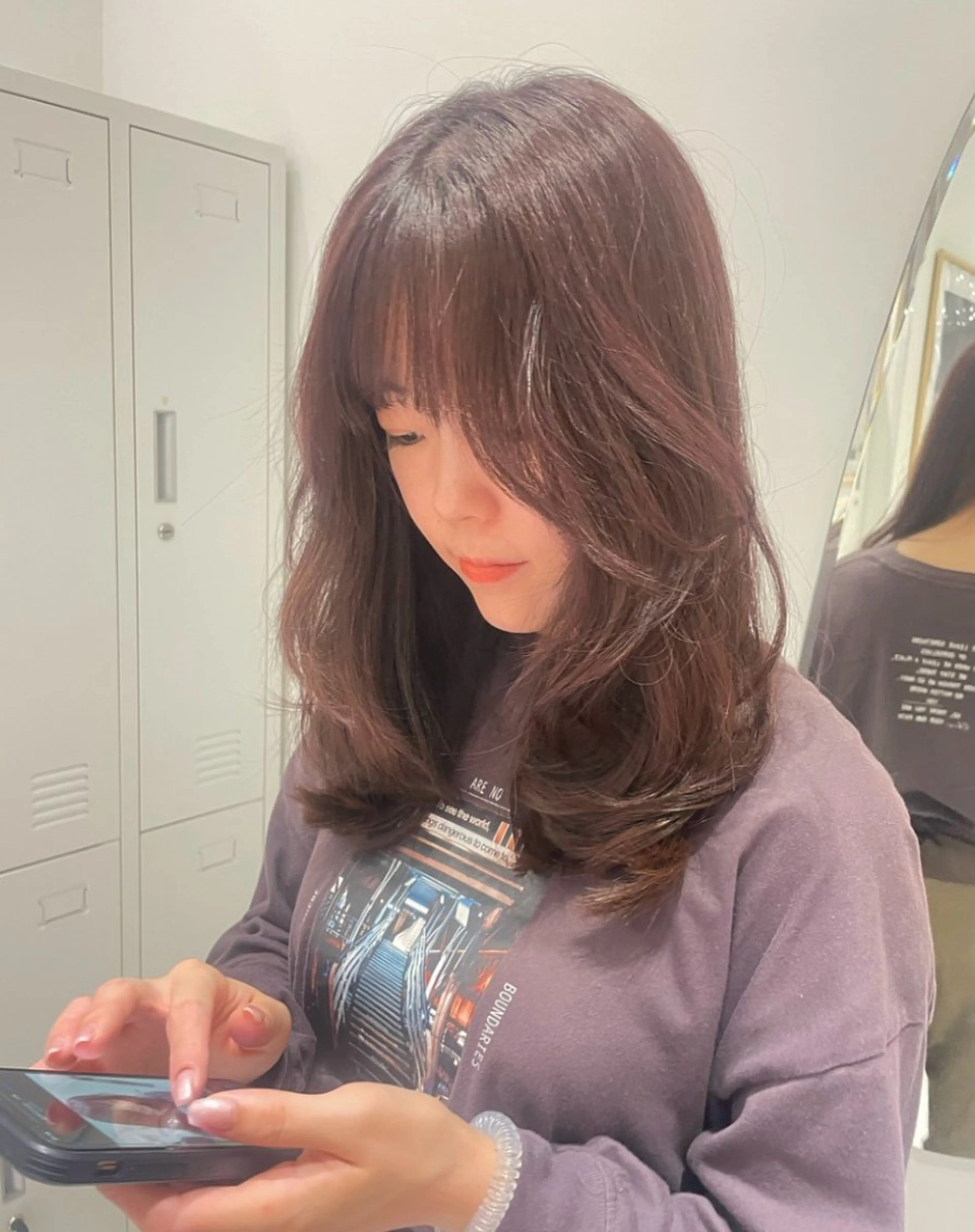 ロング カラー ブリーチ ブリーチなしカラー 🌿透明感ヘア 園田　朱梨🌿のヘアスタイル