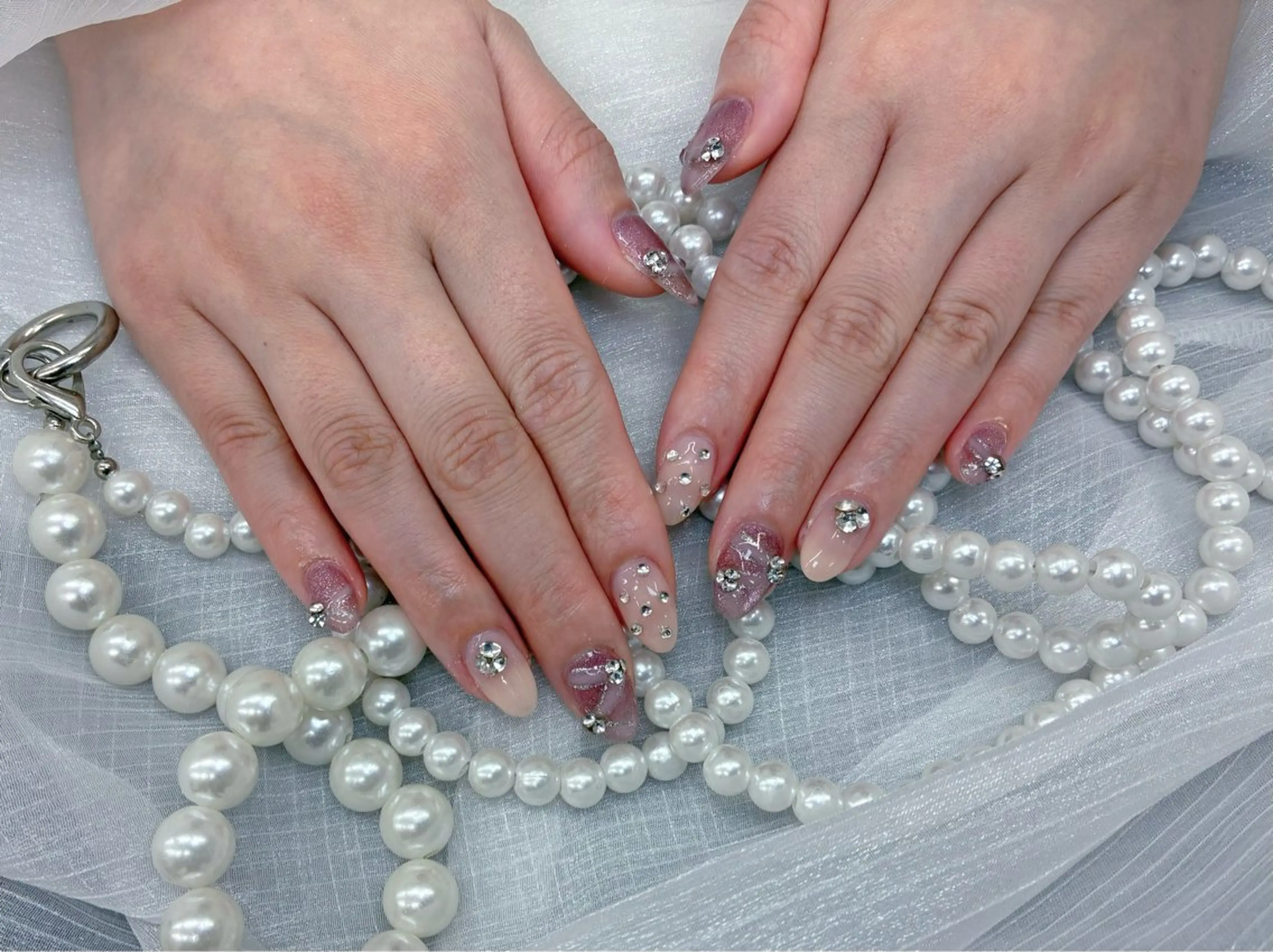 ネイル ハンドネイル 🩵Minmin nail salonのネイルデザイン