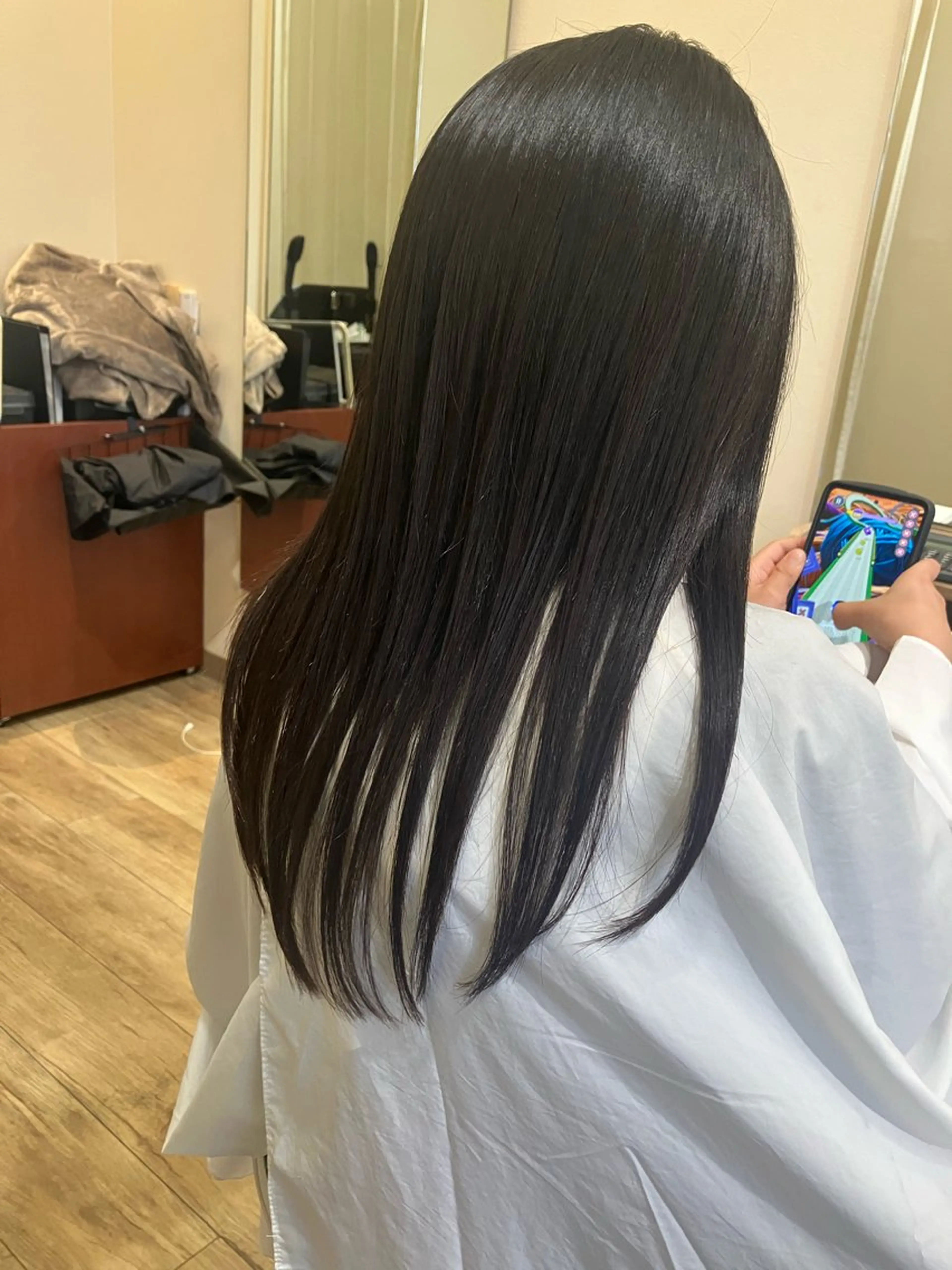 カット+髪質改善ボリュームダウントリートメントの写真