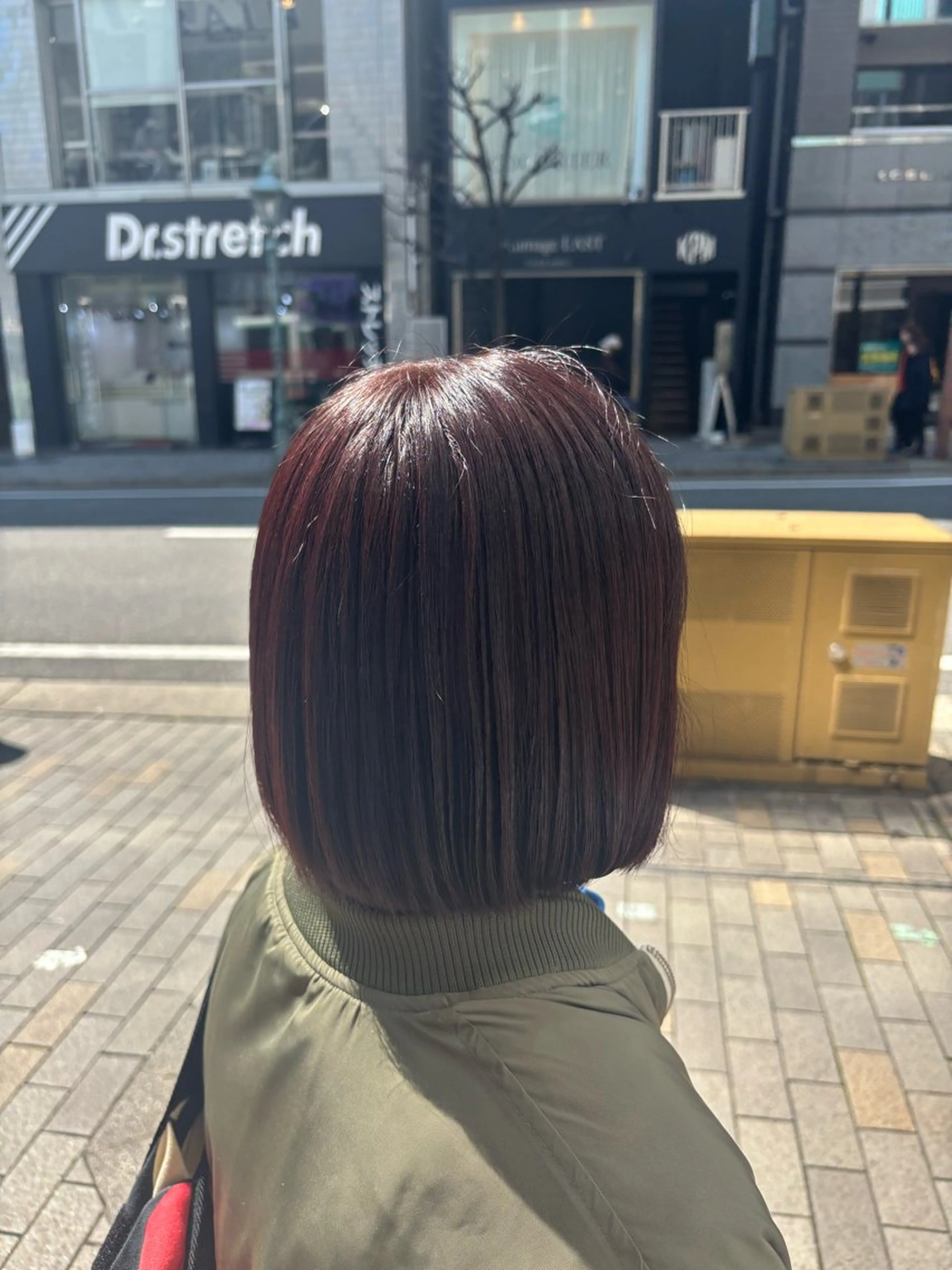 カラー ブラウンカラー ピンクカラー 石原 望来のヘアスタイル