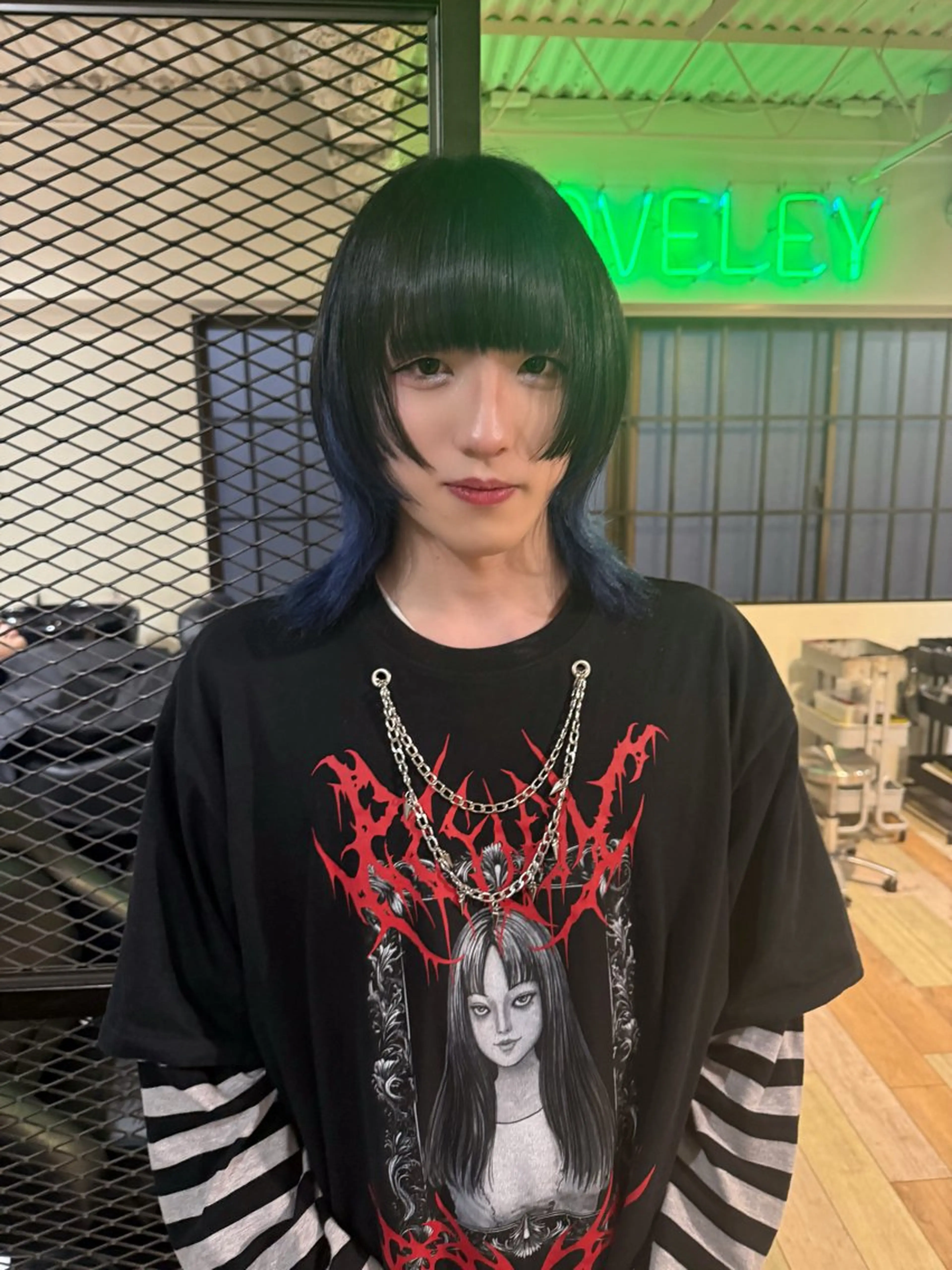 ミディアム カラー インナーカラー ウルフカット ヘアカラー 🌈デザインヘア職人 Kaede🌈のヘアスタイル