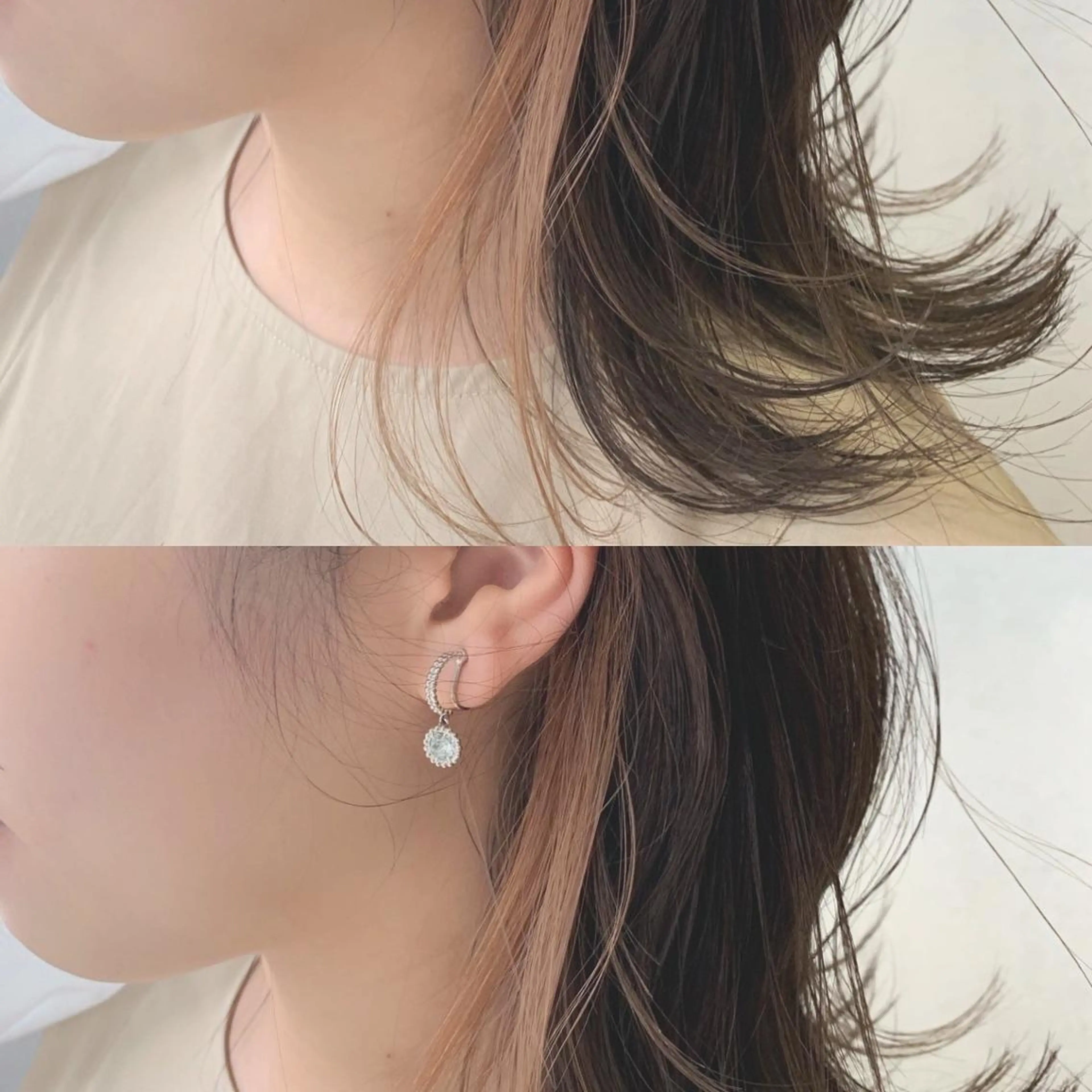 ミディアム カラー 大垣 りょうすけのヘアスタイル