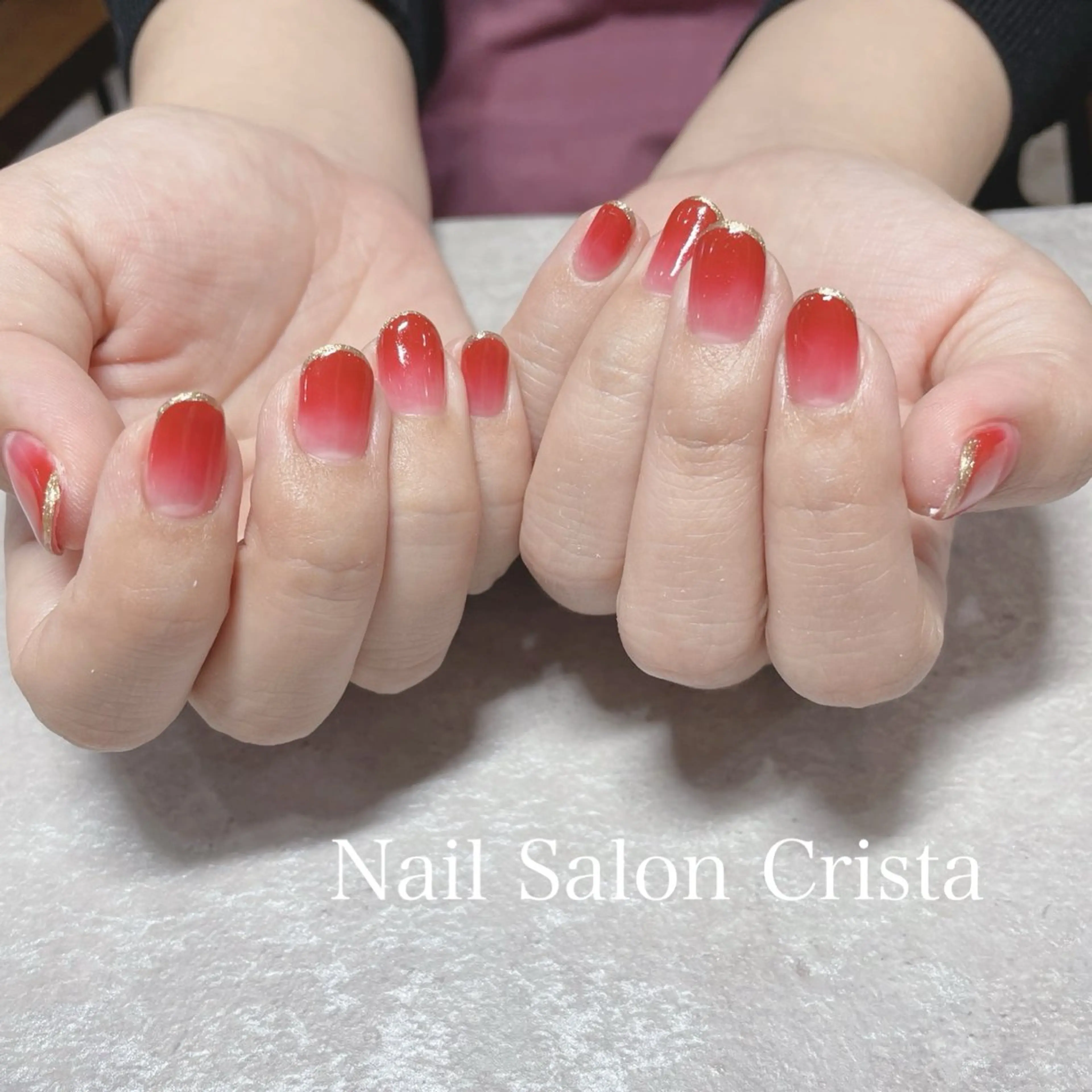 ネイル フットネイル ジェルネイル マグネットネイル オフィスネイル ワンカラーネイル NAILSALON CRISTA所属・🤍CRISTA yui🤍のネイルデザイン