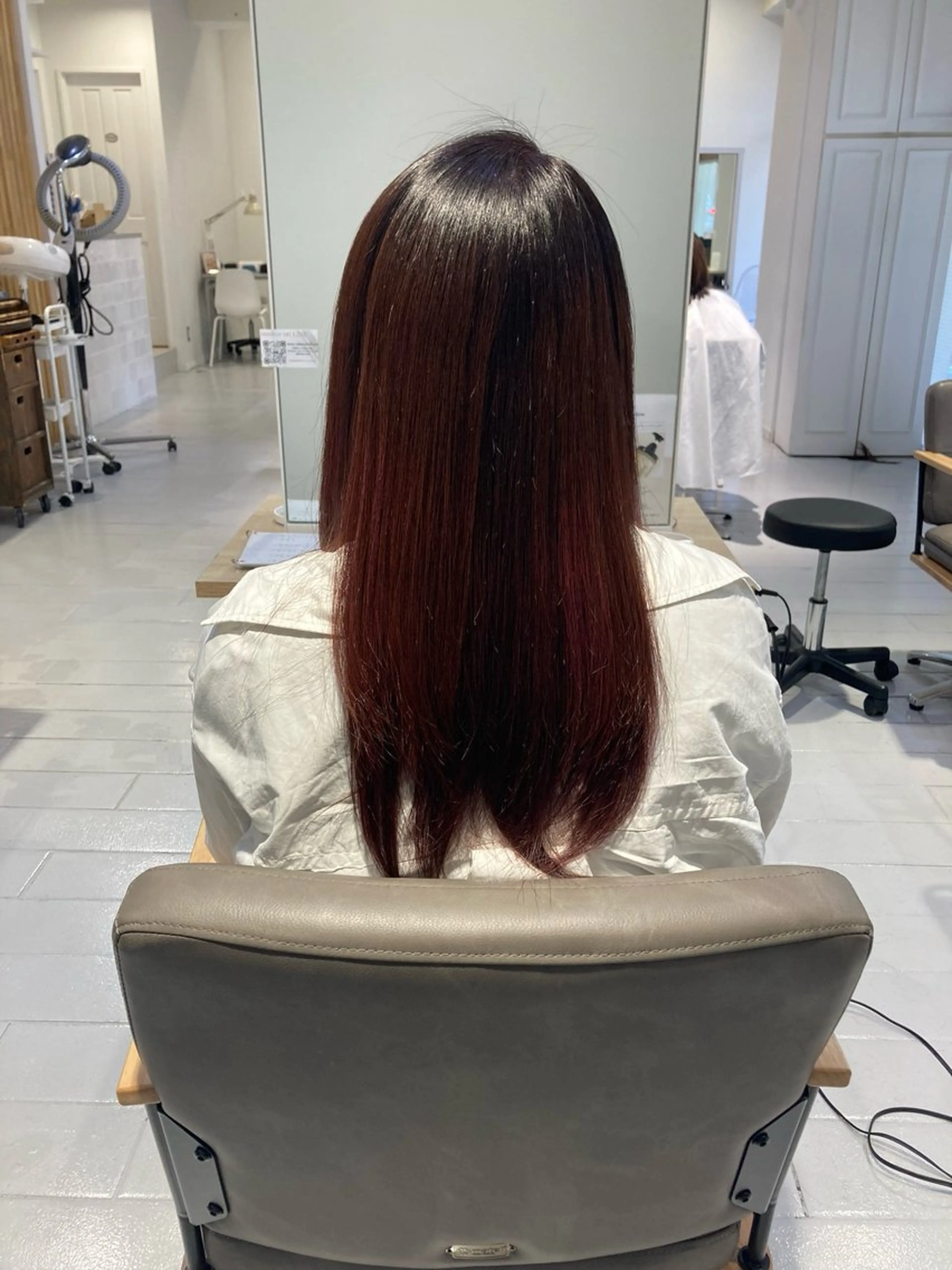 セミロング ヘアカラー トリートメント 🫧ゆうき🪽 髪質改善/ハイライトのヘアスタイル