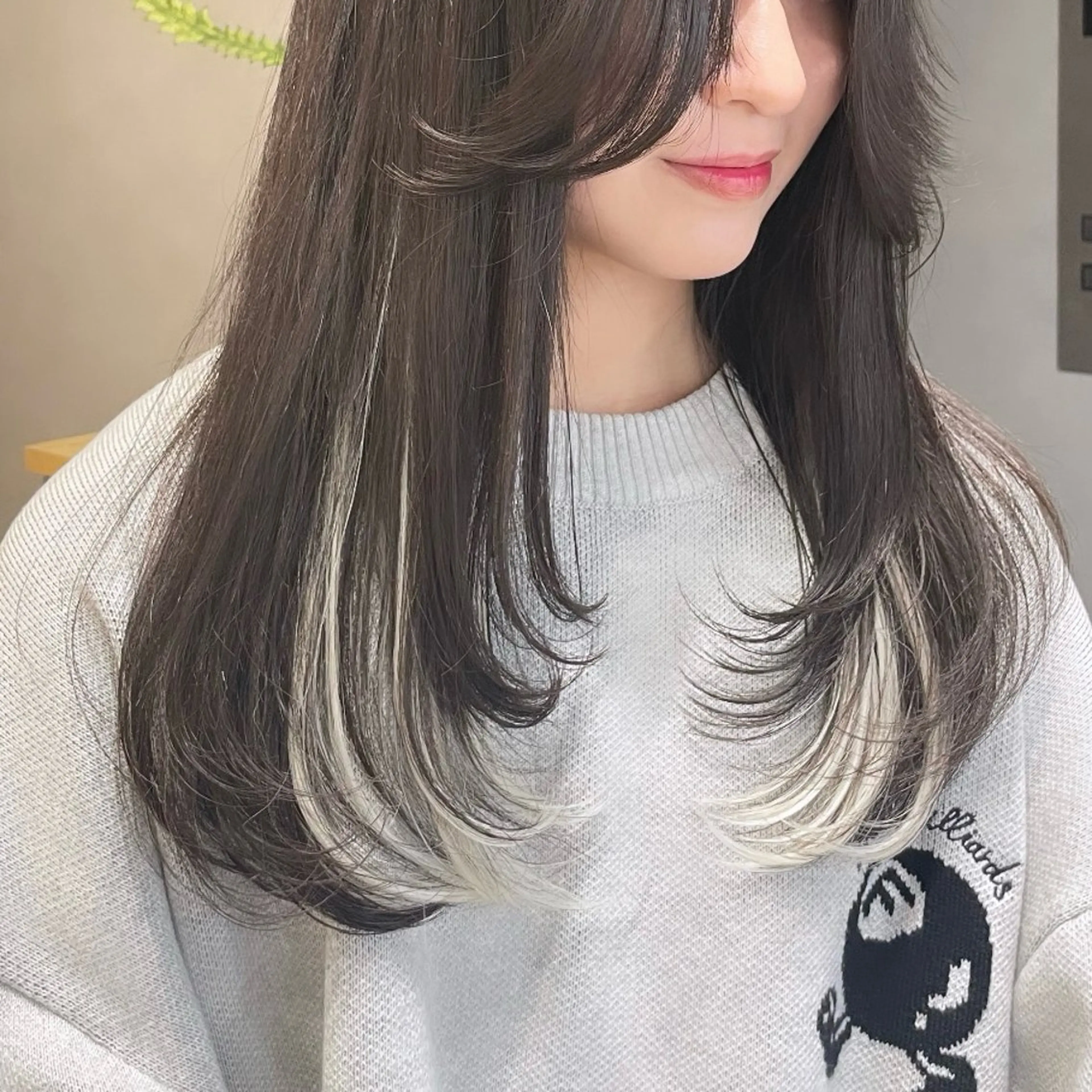 セミロング カラー レイヤーカット カット Rui/透明感カラー 暖色/レイヤーカットのヘアスタイル