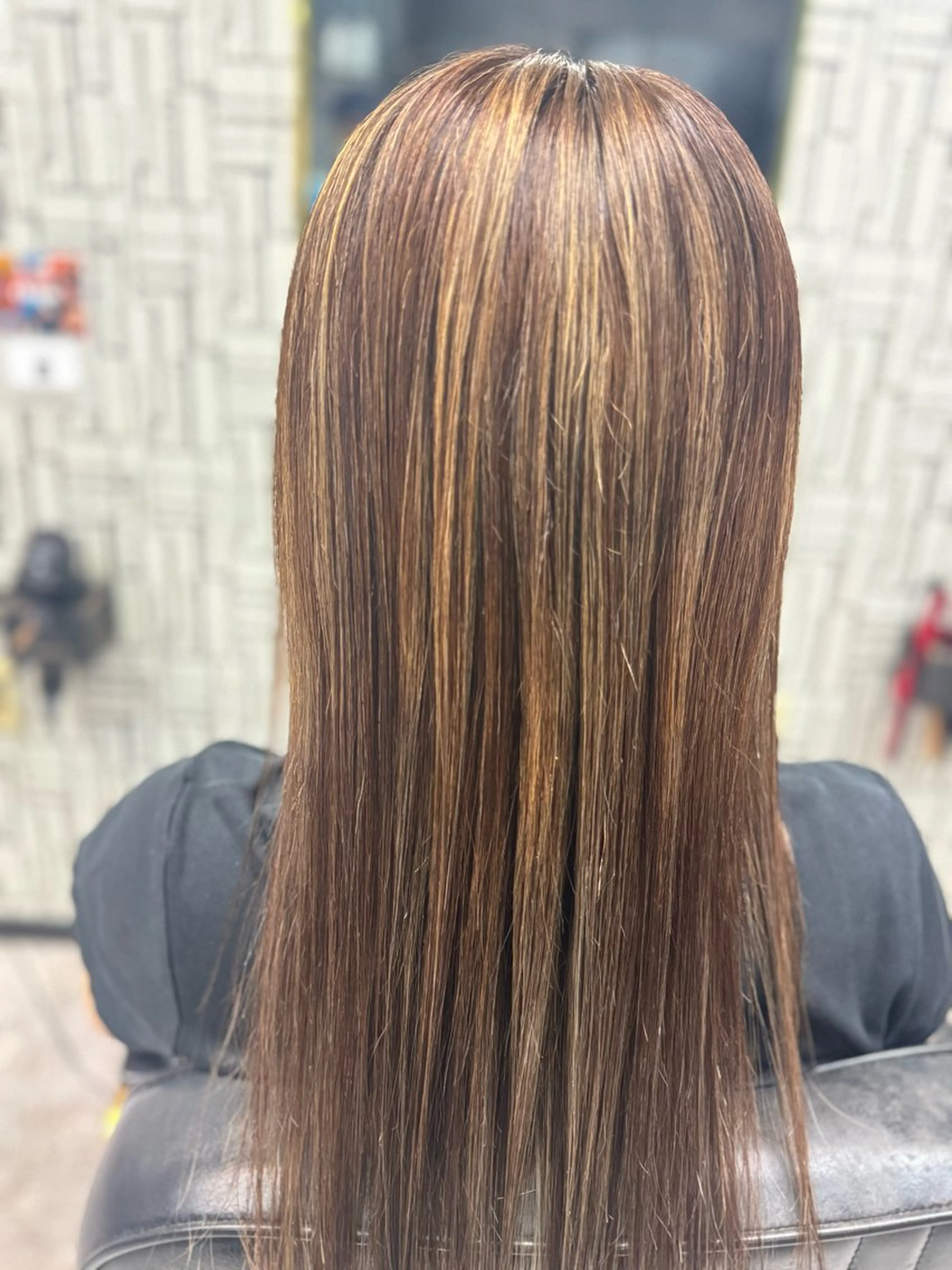 ロング ヘアカラー 池田 亮雅のヘアスタイル