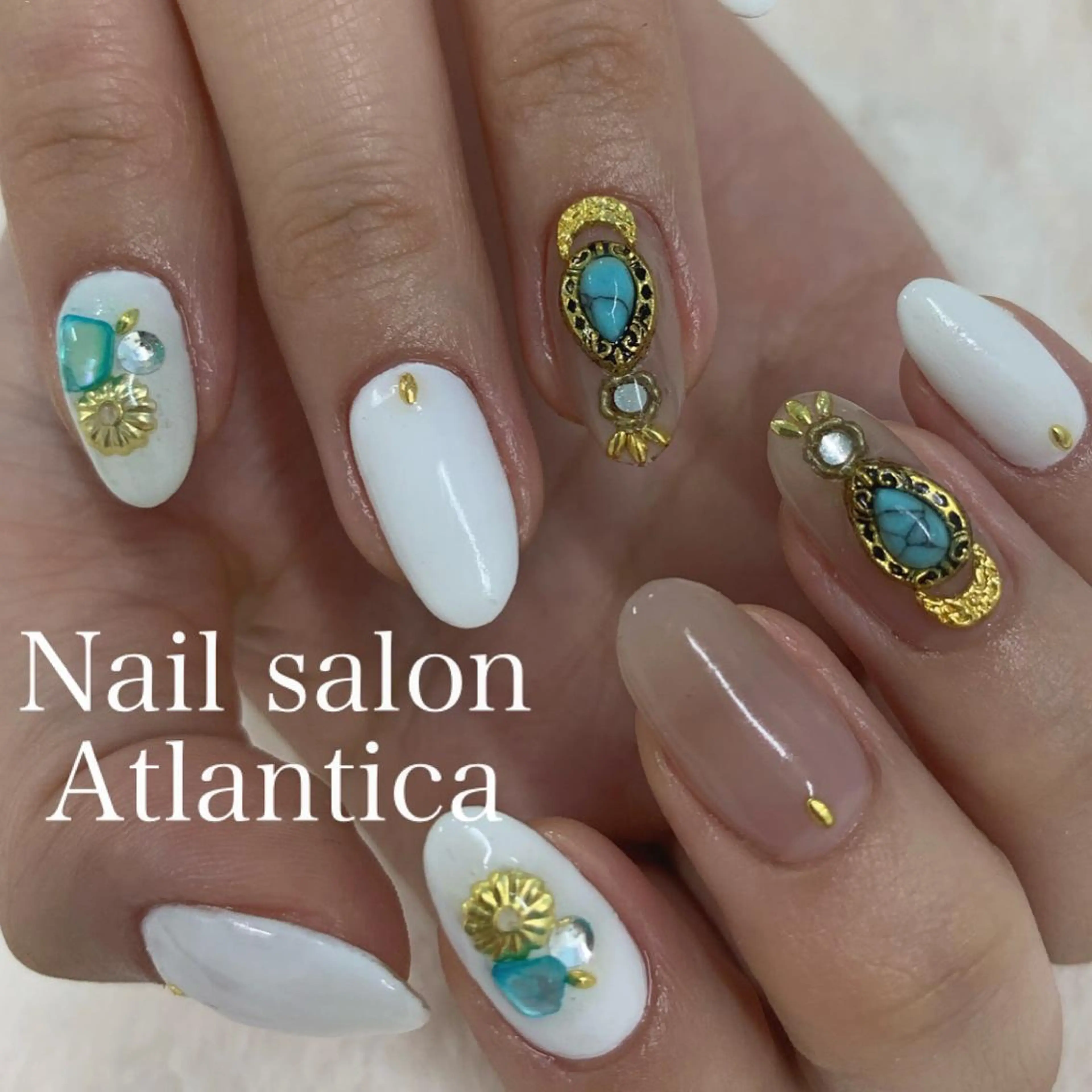 ネイル ハンドネイル Nail salon Atlantica所属・Nail salon ✩ ｱﾄﾗﾝﾃｨｶのネイルデザイン