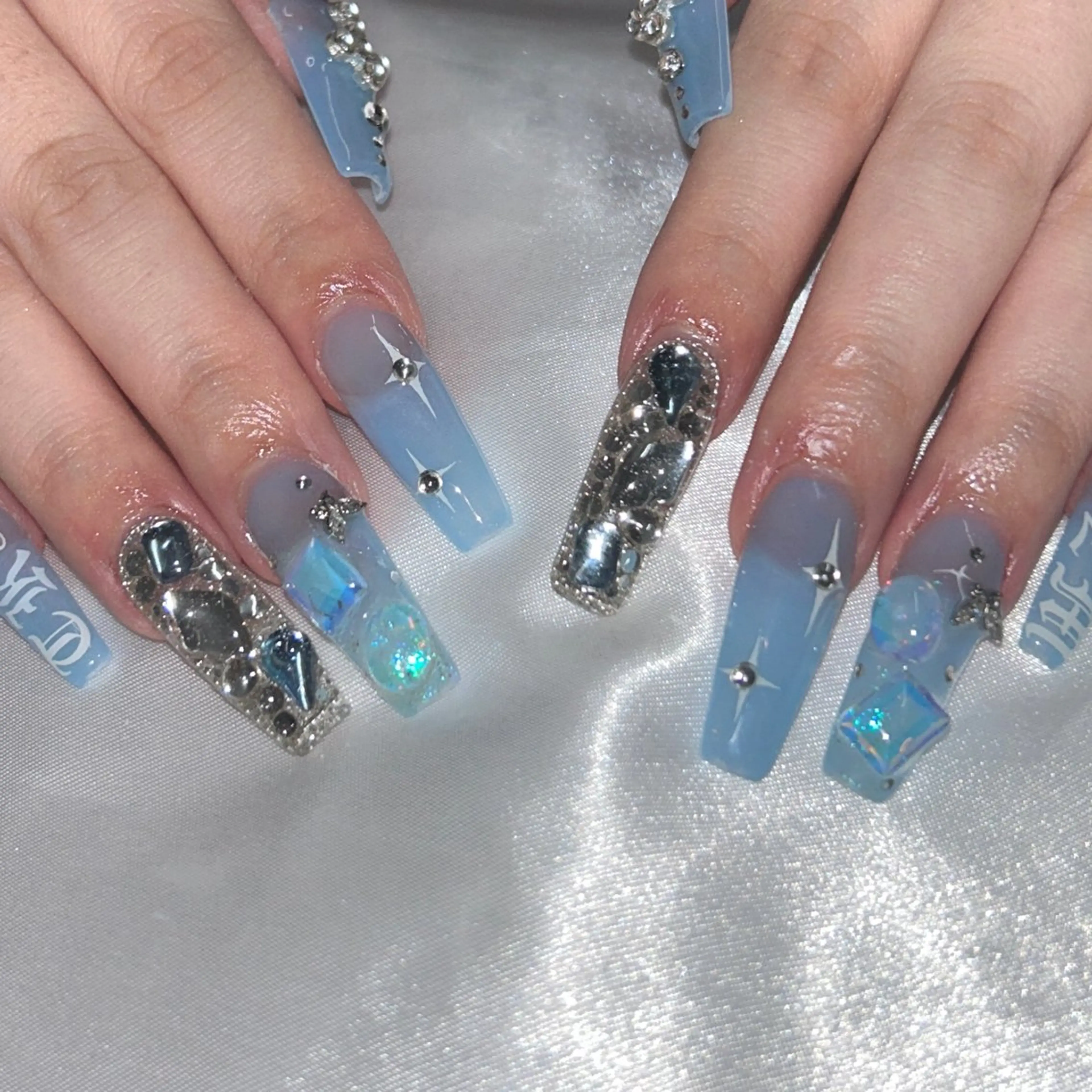 🌈新人ネイリスト🌈長さだし10本+ジェルやり放題 パーツつけ放題の写真