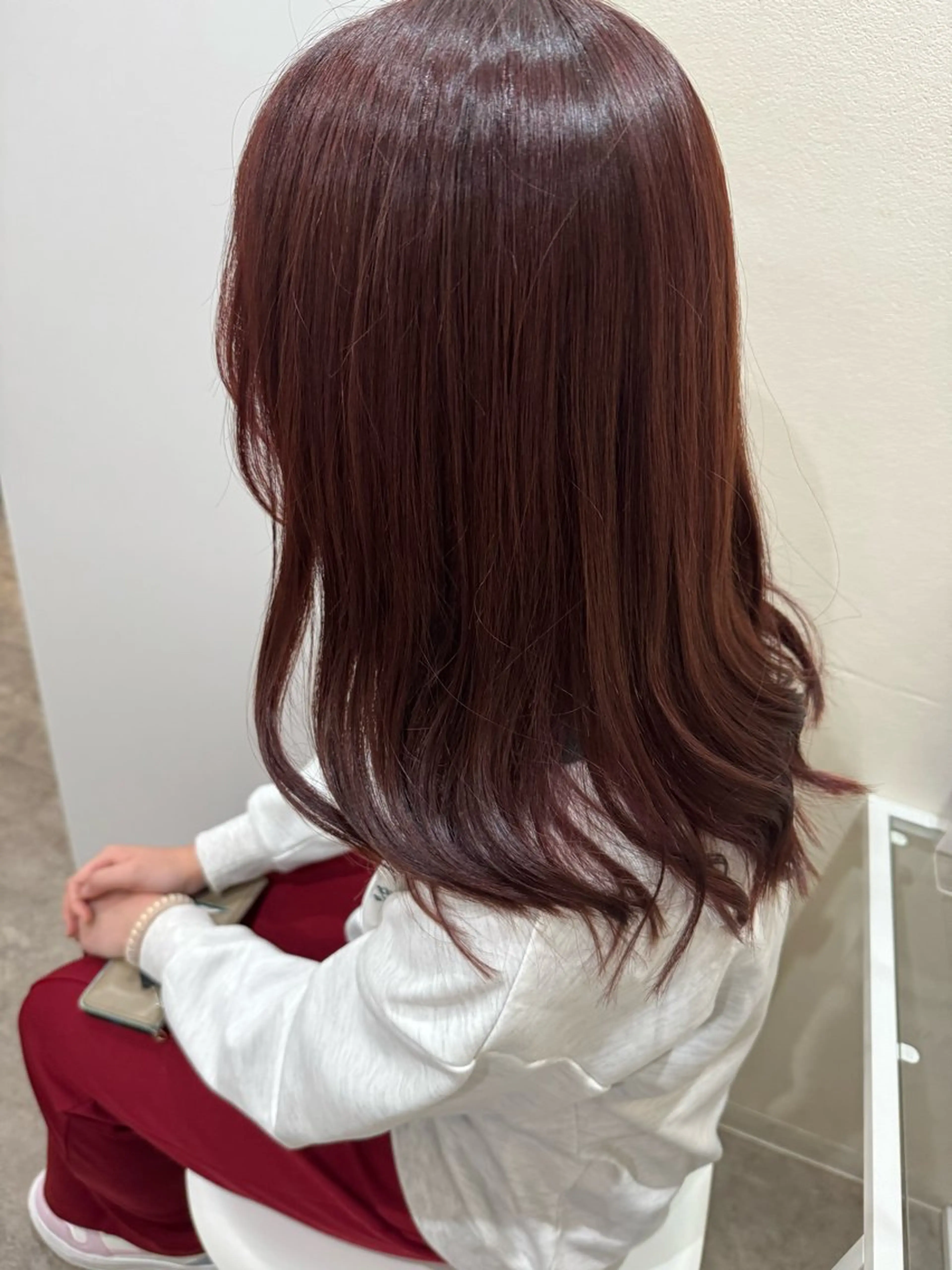 セミロング カラー ブリーチ ブリーチなしカラー ピンクカラー Fuu.by lupine所属・10日空きあり 🌟misatoのヘアスタイル