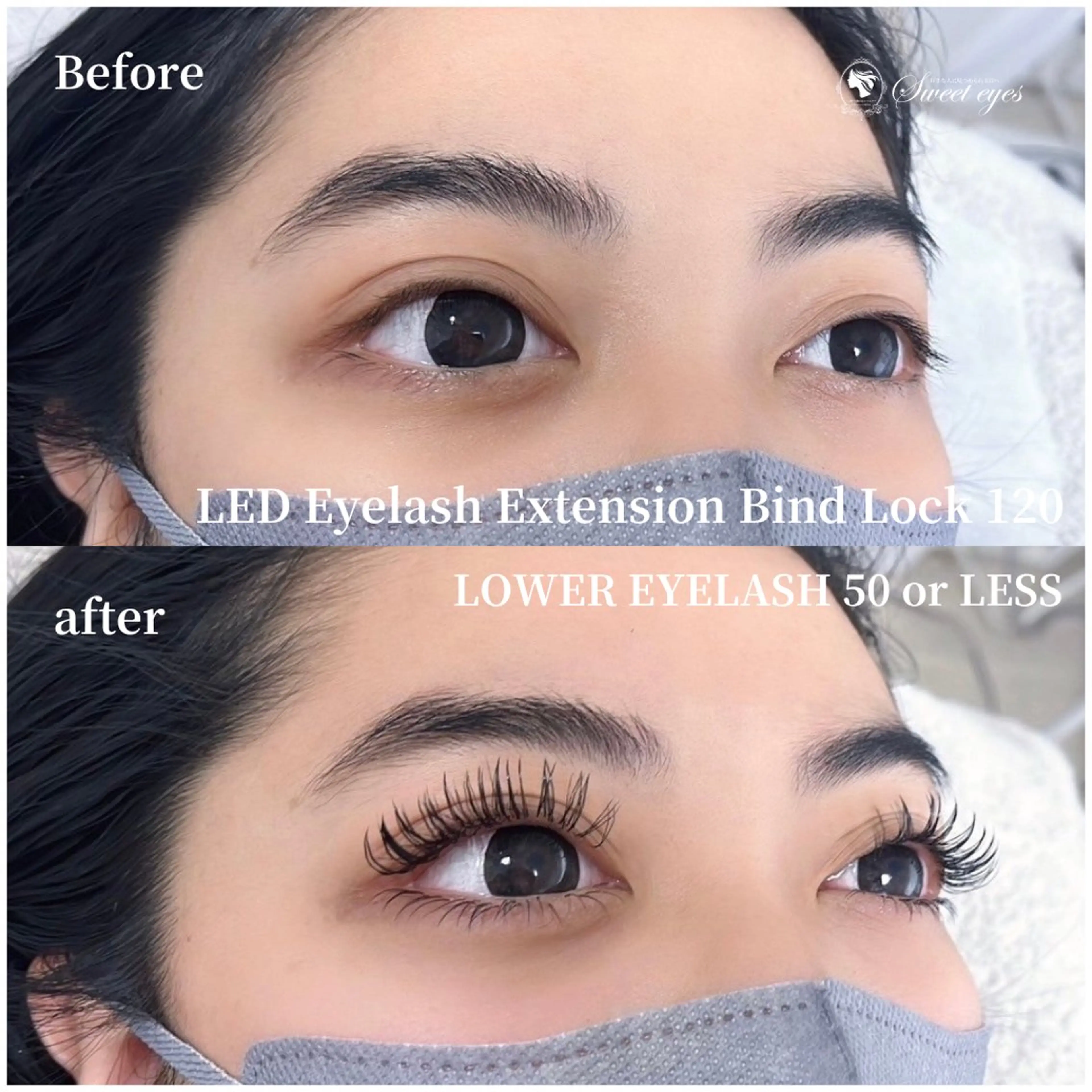 マツエク・マツパ バインドロック 下まつげエクステ マツエク Sweeteyes 金山店のマツエク・マツパデザイン