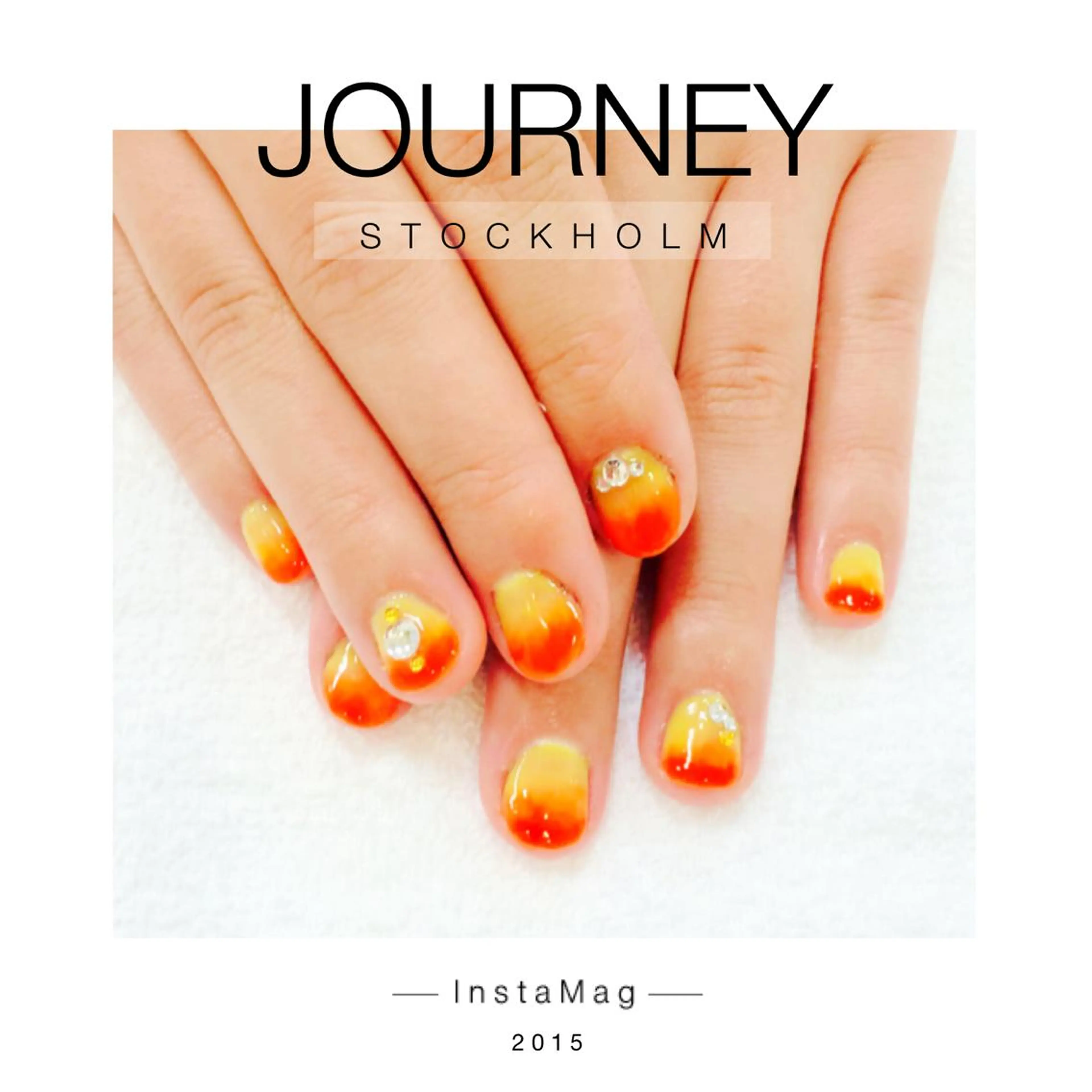 ネイル グラデーション オレンジ 黄色 Ly   hair（リーヘア）所属・Lyhair🦊🎀 AKIのヘアスタイル