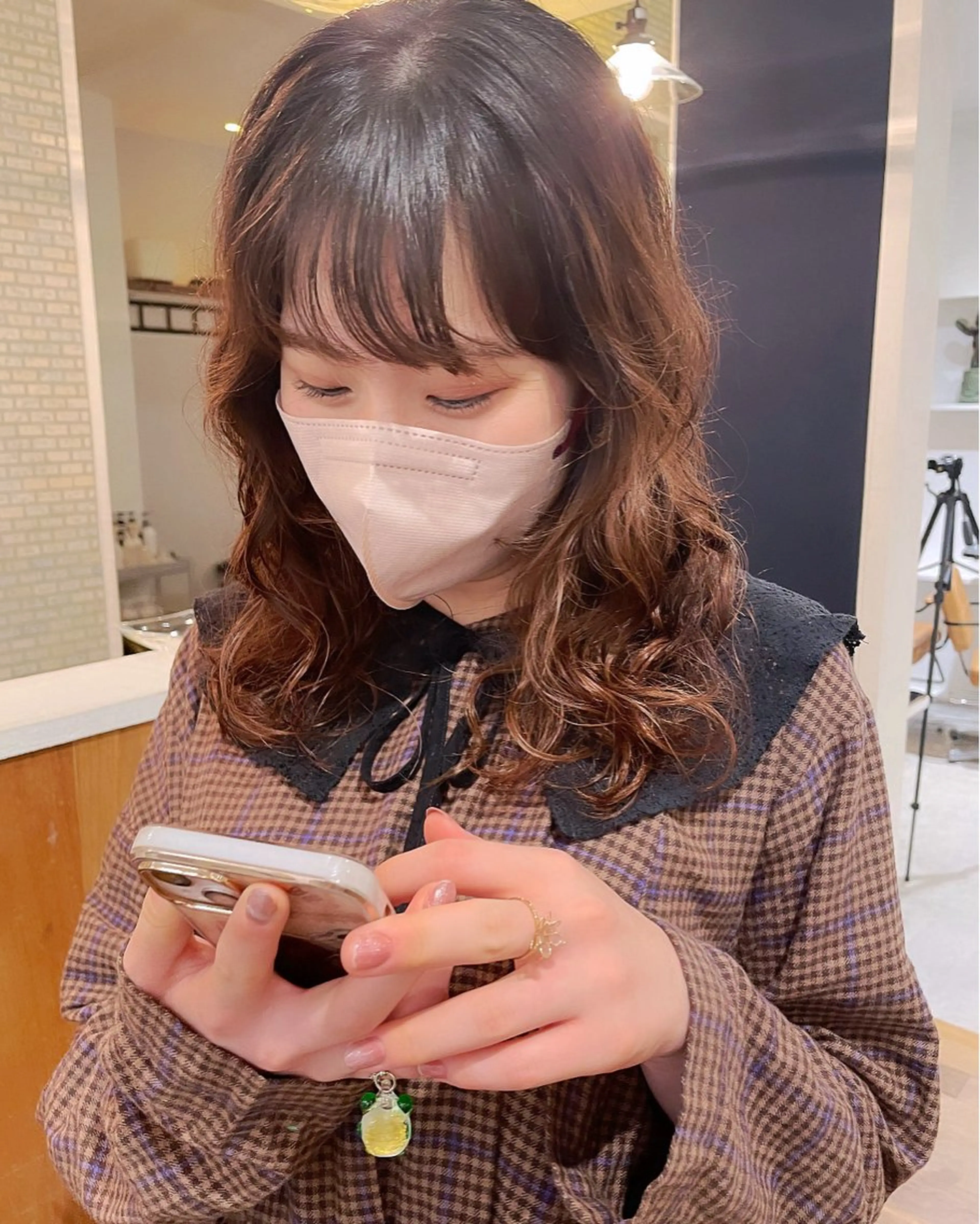 セミロング カラー パーマ セミロングパーマ くせ毛 ニュアンスパーマ エアウェーブ カット パーマ トリートメント 髪質改善ストレート✨ パーマヘア✨YUKIのヘアスタイル