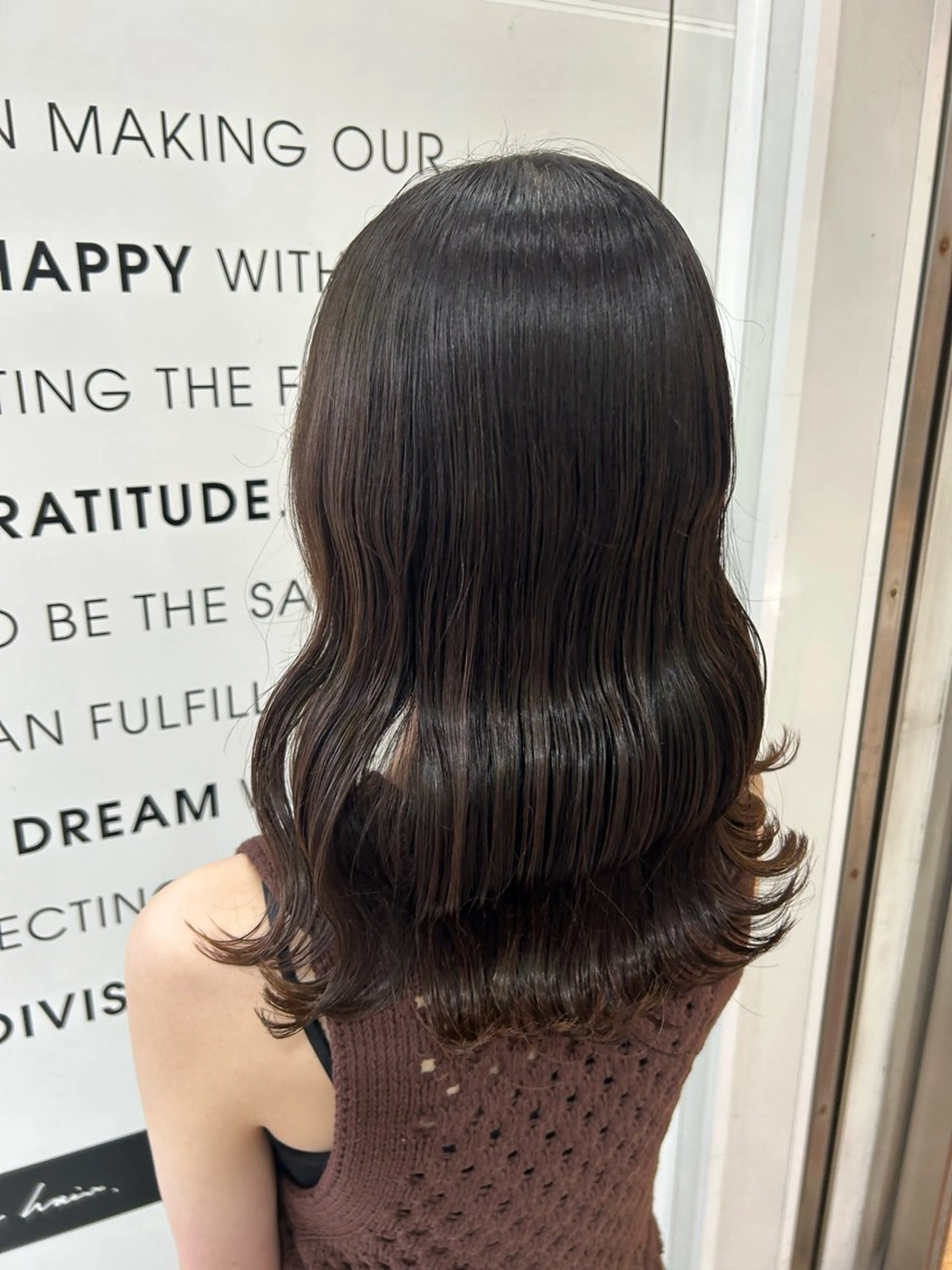 セミロング カラー 🐰根本 姫音｜ 淵野辺カラー🤍🫧のヘアスタイル