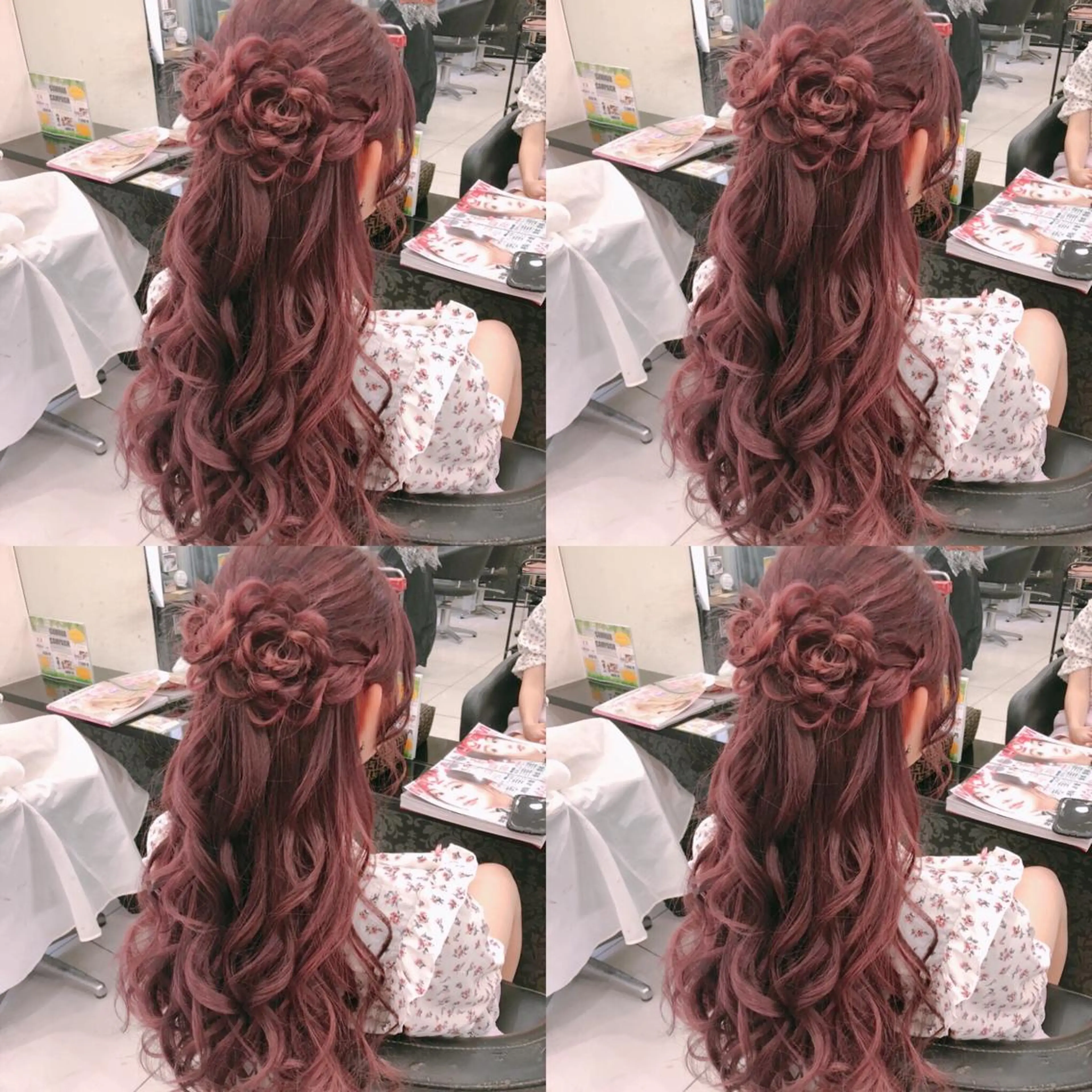 ロング カラー ヘアアレンジ 🌷MAYU 🌷のヘアスタイル